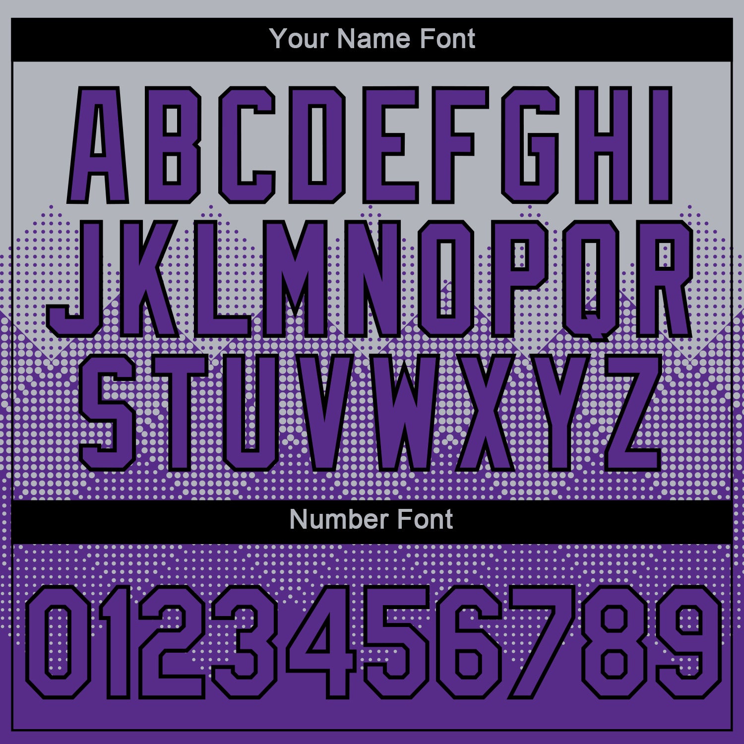 Custom Gray Purple-Black 3D Pattern Design Gradient Square Shapes Performance T-Shirt