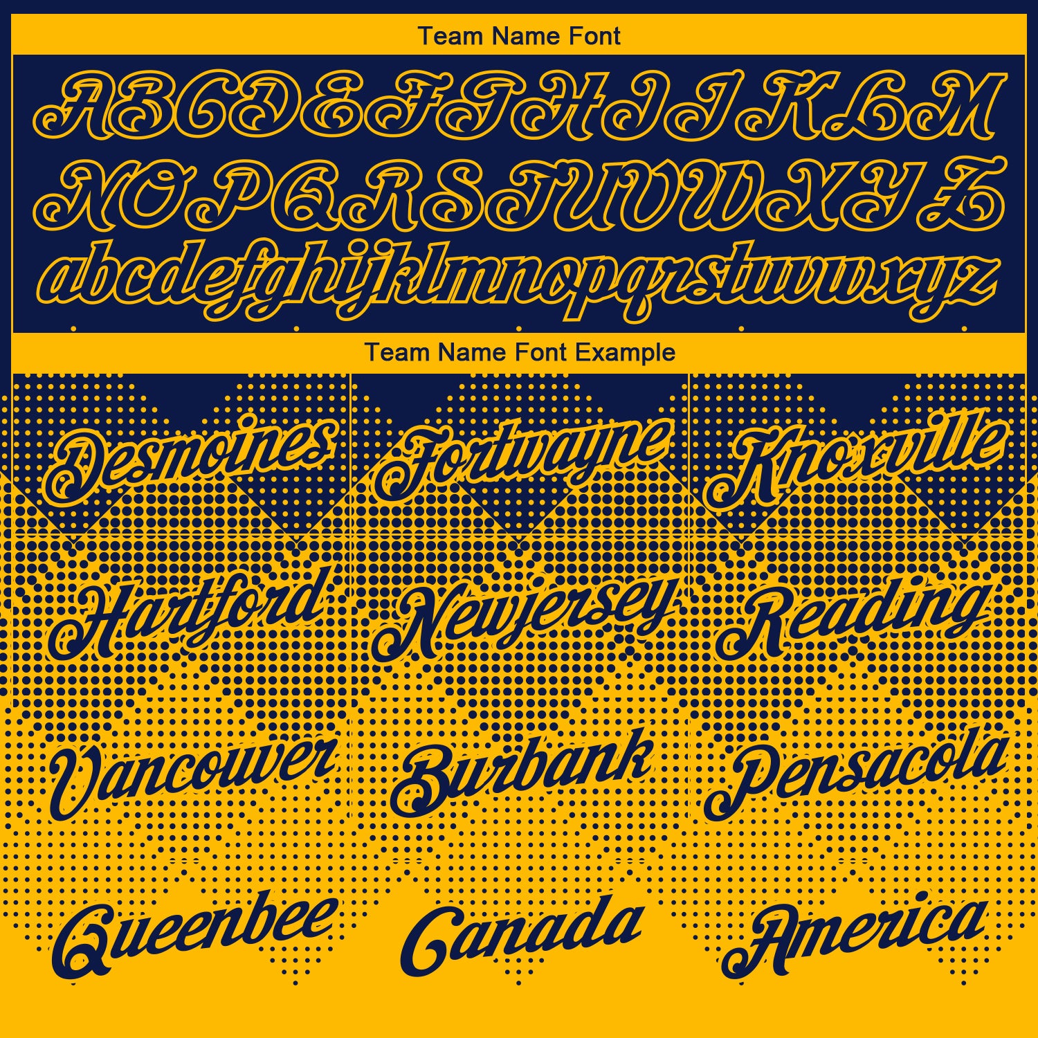 Custom Navy Gold 3D Pattern Design Gradient Square Shapes Performance T-Shirt