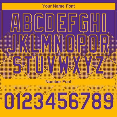 Custom Purple Gold 3D Pattern Design Gradient Square Shapes Performance T-Shirt