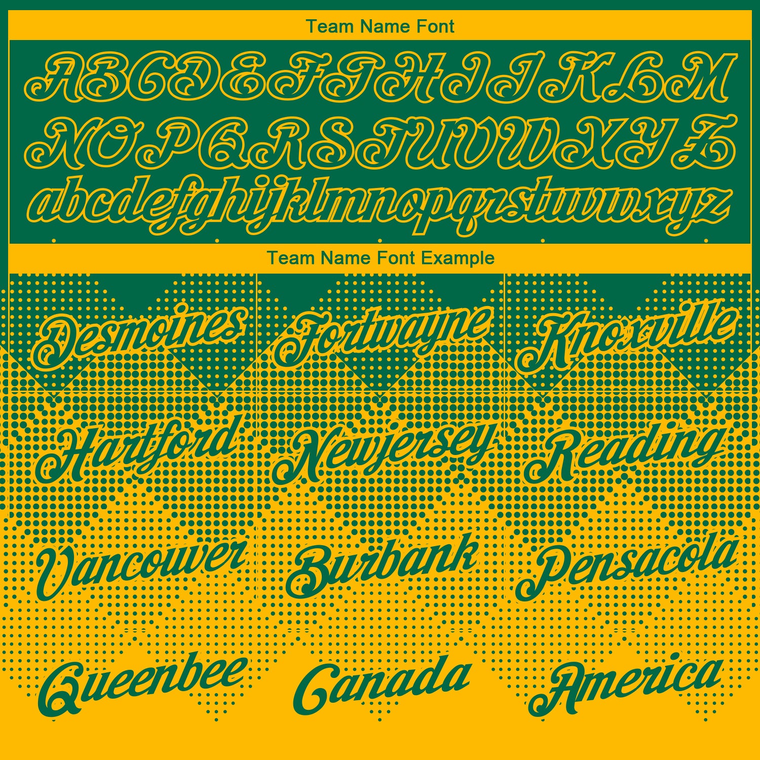 Custom Kelly Green Gold 3D Pattern Design Gradient Square Shapes Performance T-Shirt