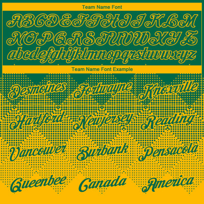 Custom Kelly Green Gold 3D Pattern Design Gradient Square Shapes Performance T-Shirt