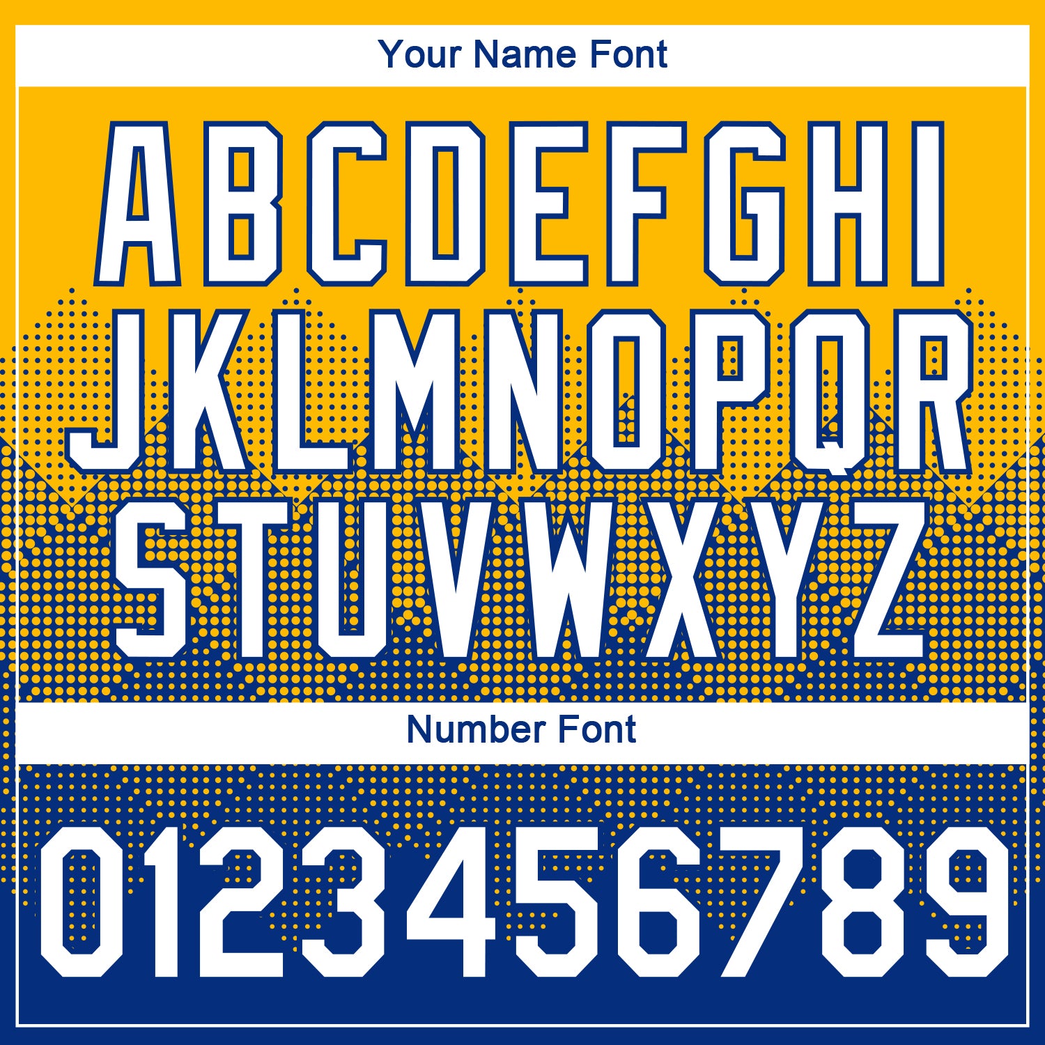 Custom Gold White-Royal 3D Pattern Design Gradient Square Shapes Performance T-Shirt