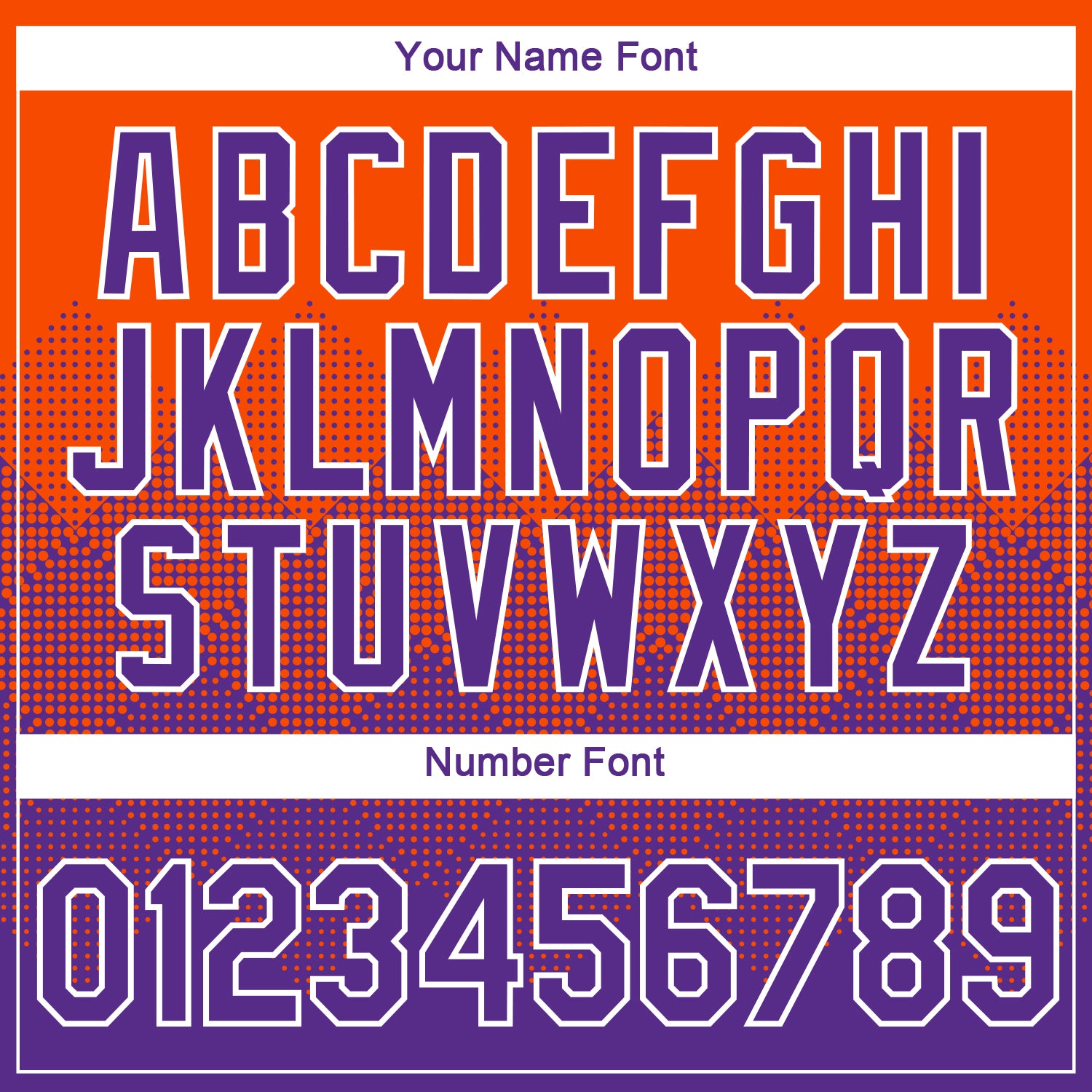 Custom Orange Purple-White 3D Pattern Design Gradient Square Shapes Performance T-Shirt