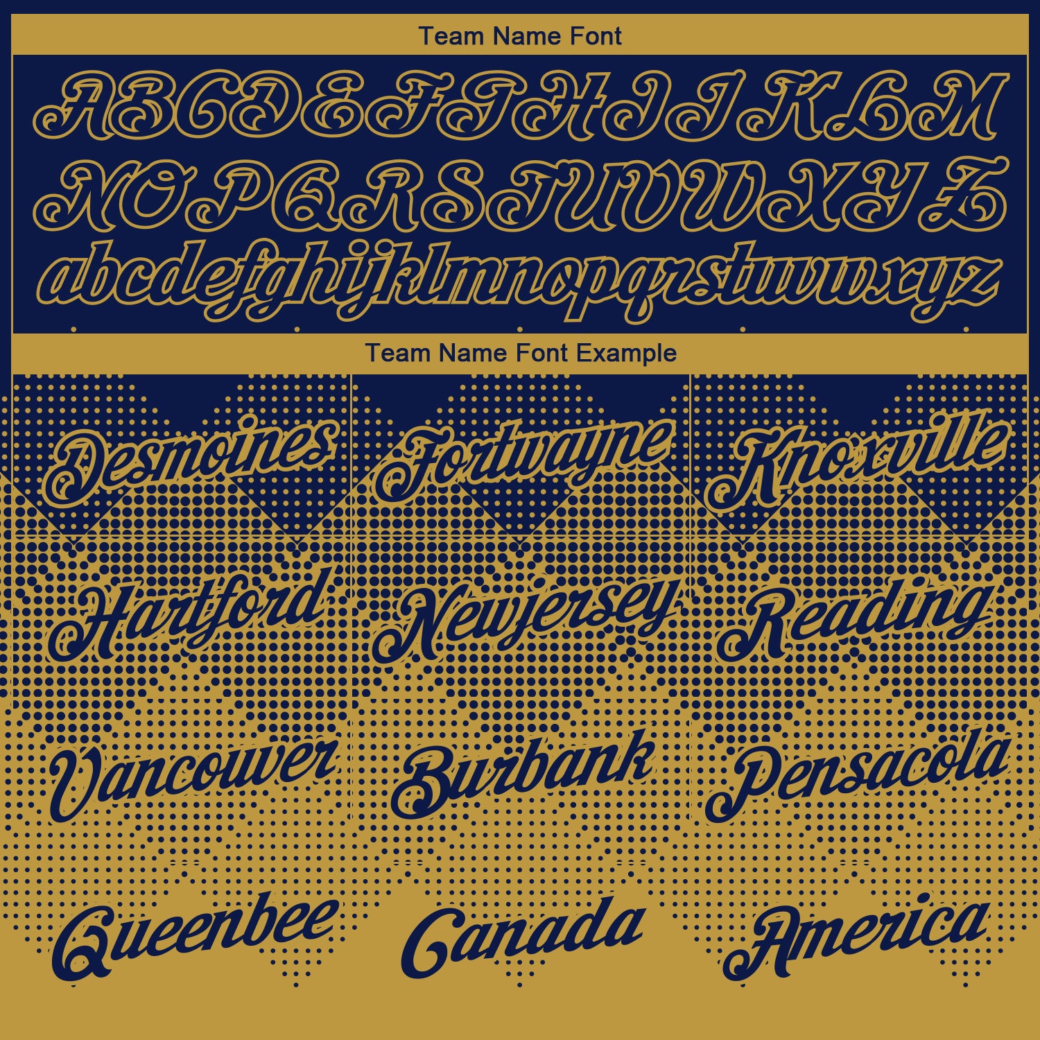 Custom Navy Old Gold 3D Pattern Design Gradient Square Shapes Performance T-Shirt