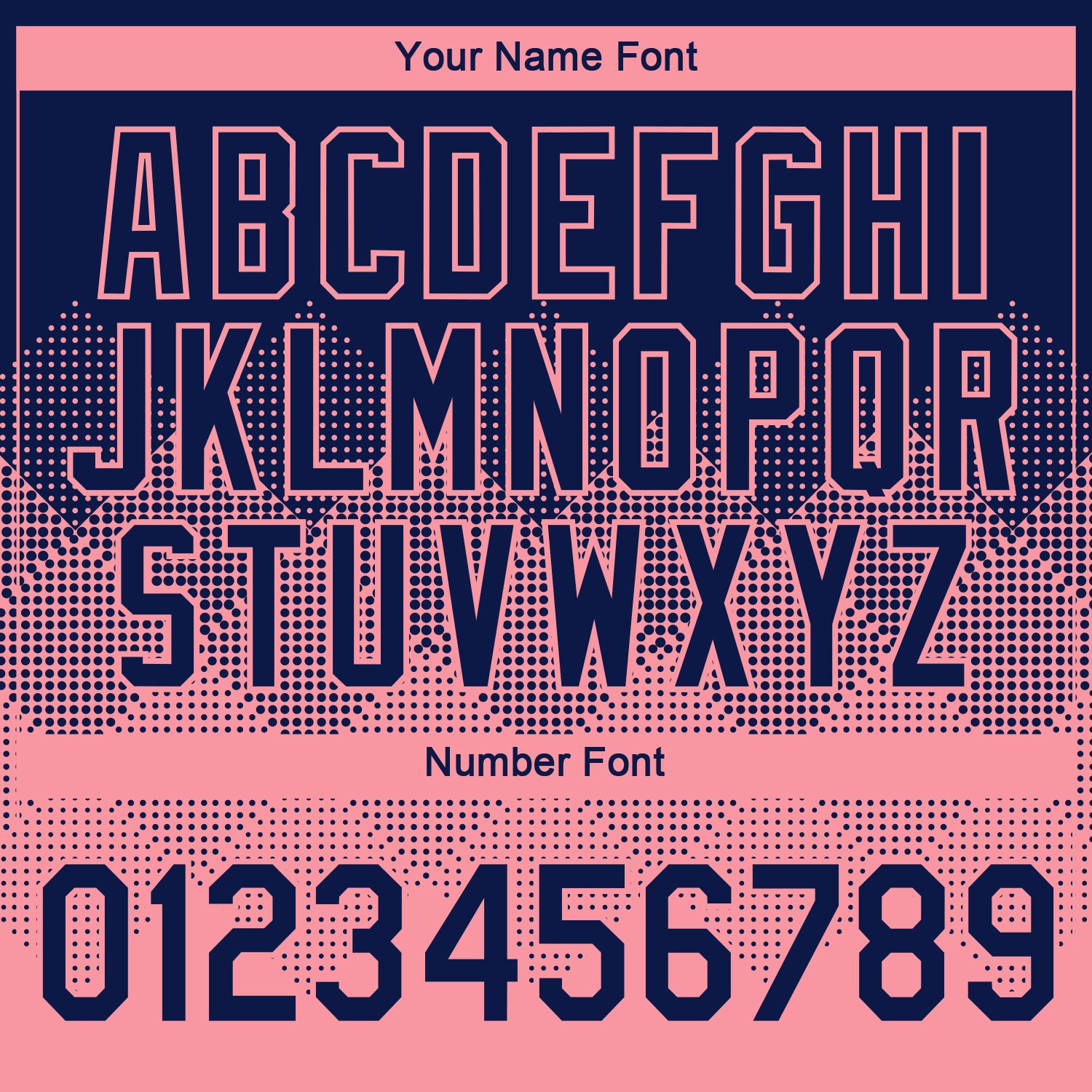 Custom Navy Medium Pink 3D Pattern Design Gradient Square Shapes Performance T-Shirt