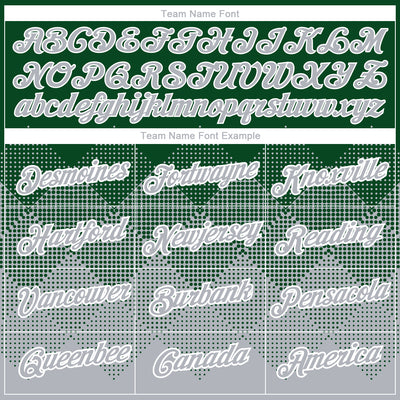 Custom Green Gray-White 3D Pattern Design Gradient Square Shapes Performance T-Shirt