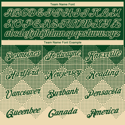 Custom Green Cream 3D Pattern Design Gradient Square Shapes Performance T-Shirt