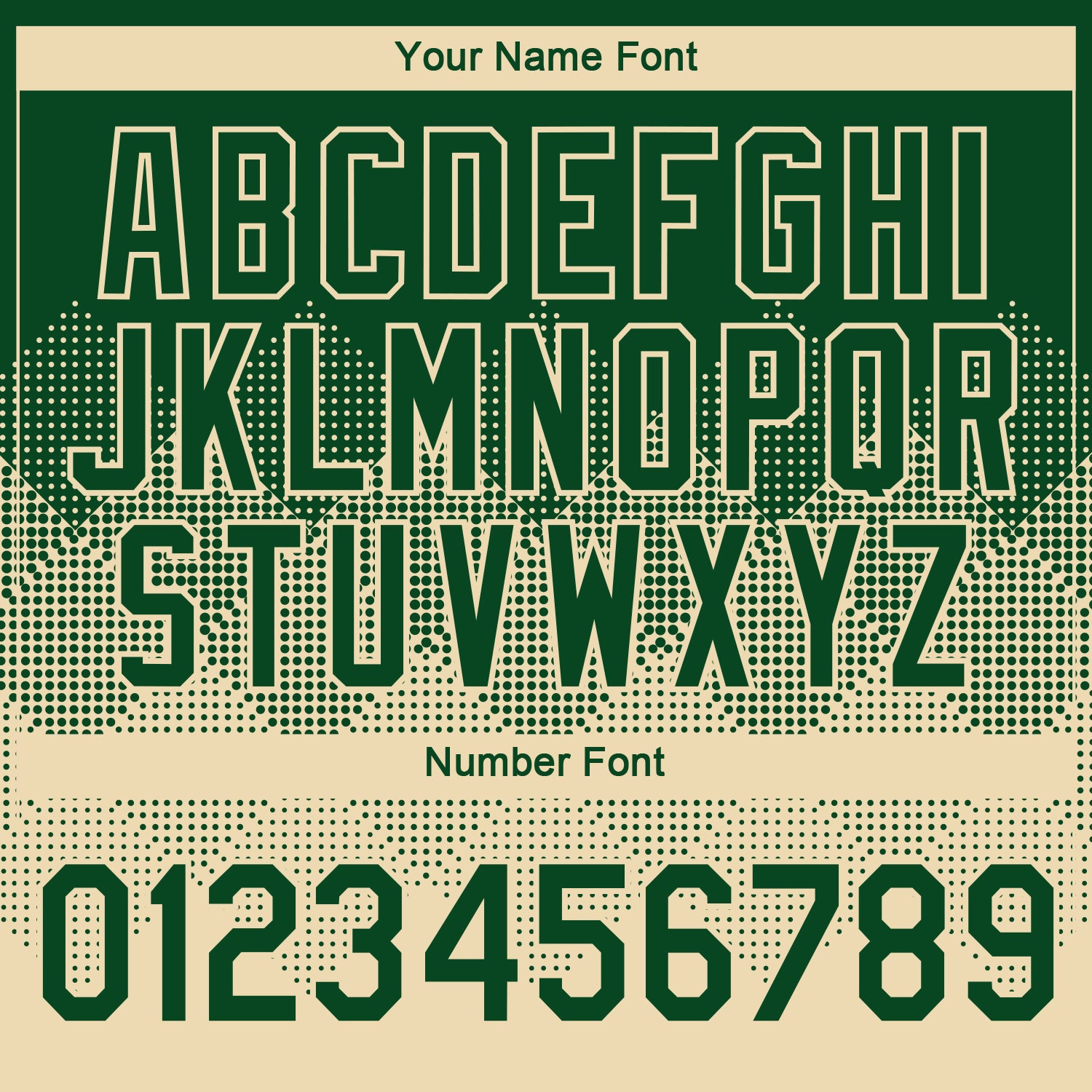 Custom Green Cream 3D Pattern Design Gradient Square Shapes Performance T-Shirt