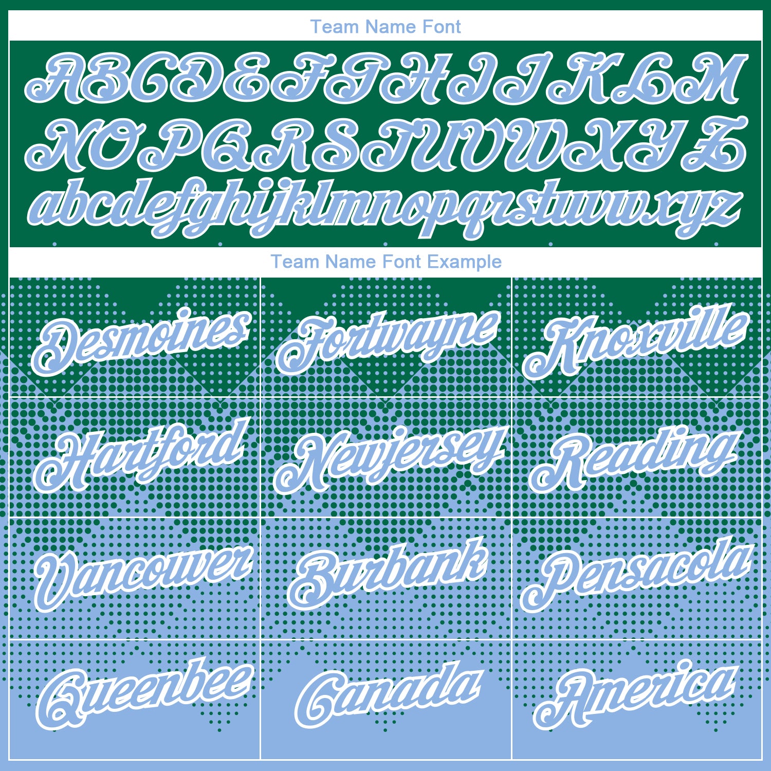 Custom Kelly Green Light Blue-White 3D Pattern Design Gradient Square Shapes Performance T-Shirt