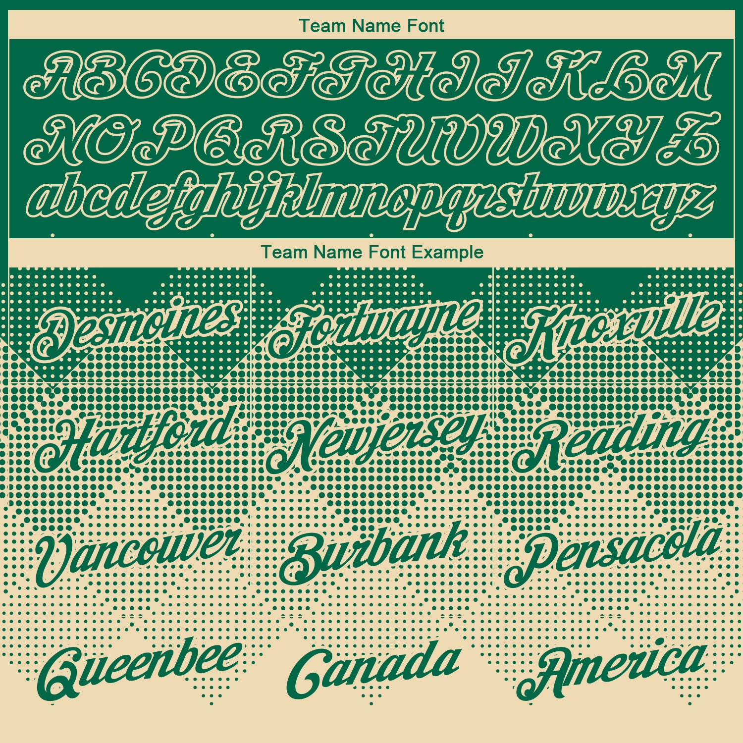 Custom Kelly Green Cream 3D Pattern Design Gradient Square Shapes Performance T-Shirt