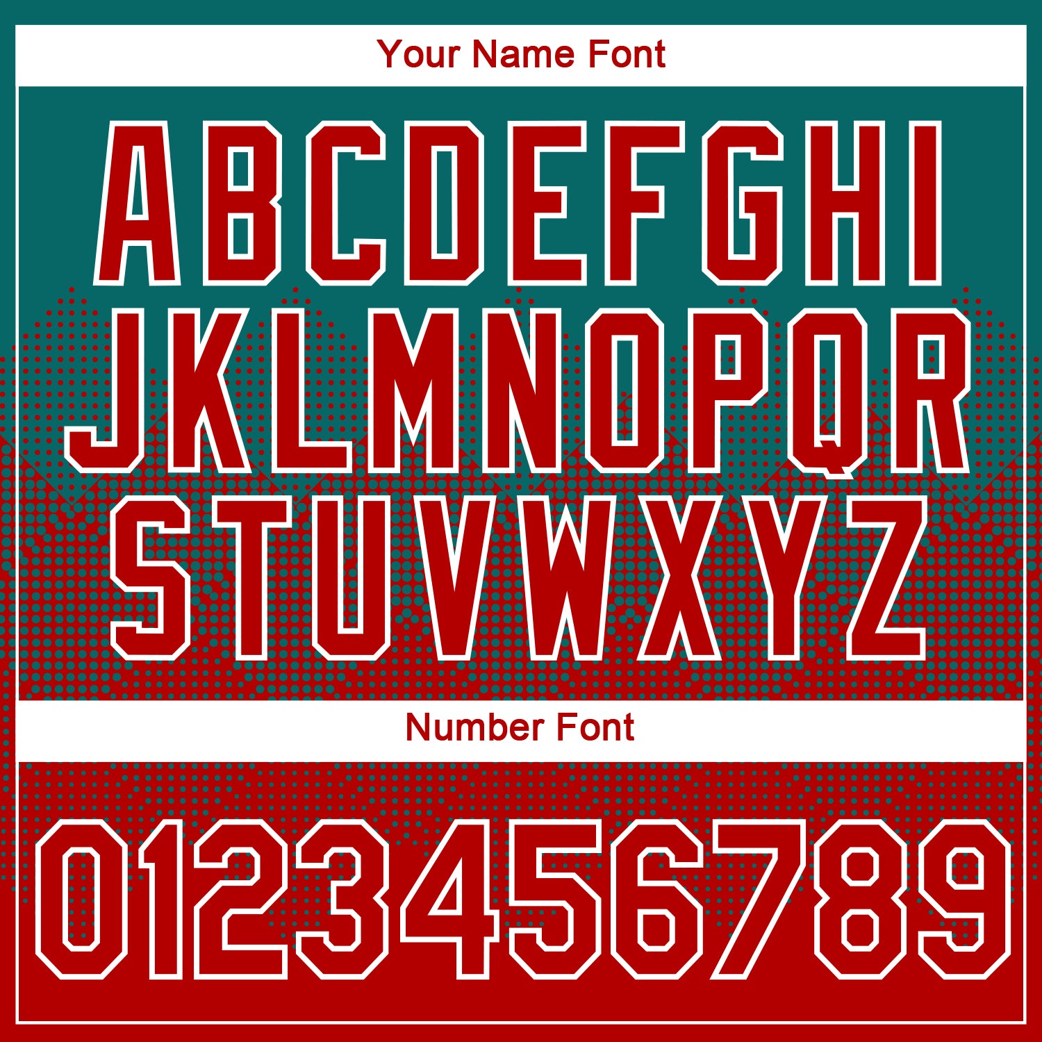 Custom Teal Red-White 3D Pattern Design Gradient Square Shapes Performance T-Shirt