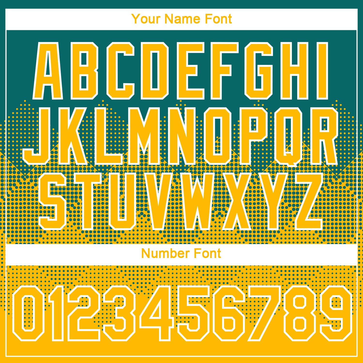 Custom Teal Gold-White 3D Pattern Design Gradient Square Shapes Performance T-Shirt