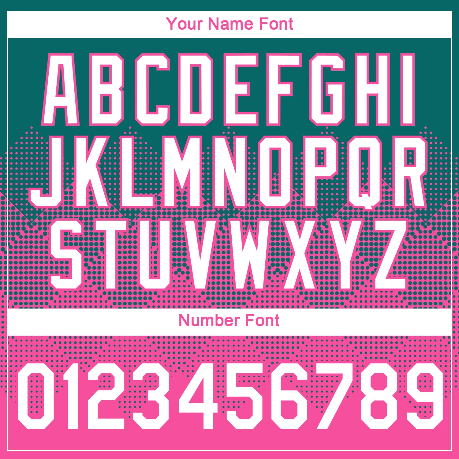 Custom Teal White-Pink 3D Pattern Design Gradient Square Shapes Performance T-Shirt