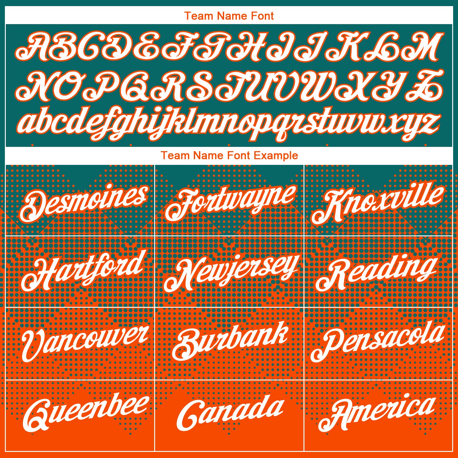 Custom Teal White-Orange 3D Pattern Design Gradient Square Shapes Performance T-Shirt