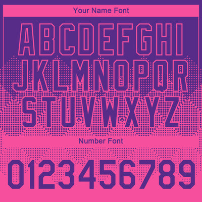 Custom Purple Pink 3D Pattern Design Gradient Square Shapes Performance T-Shirt