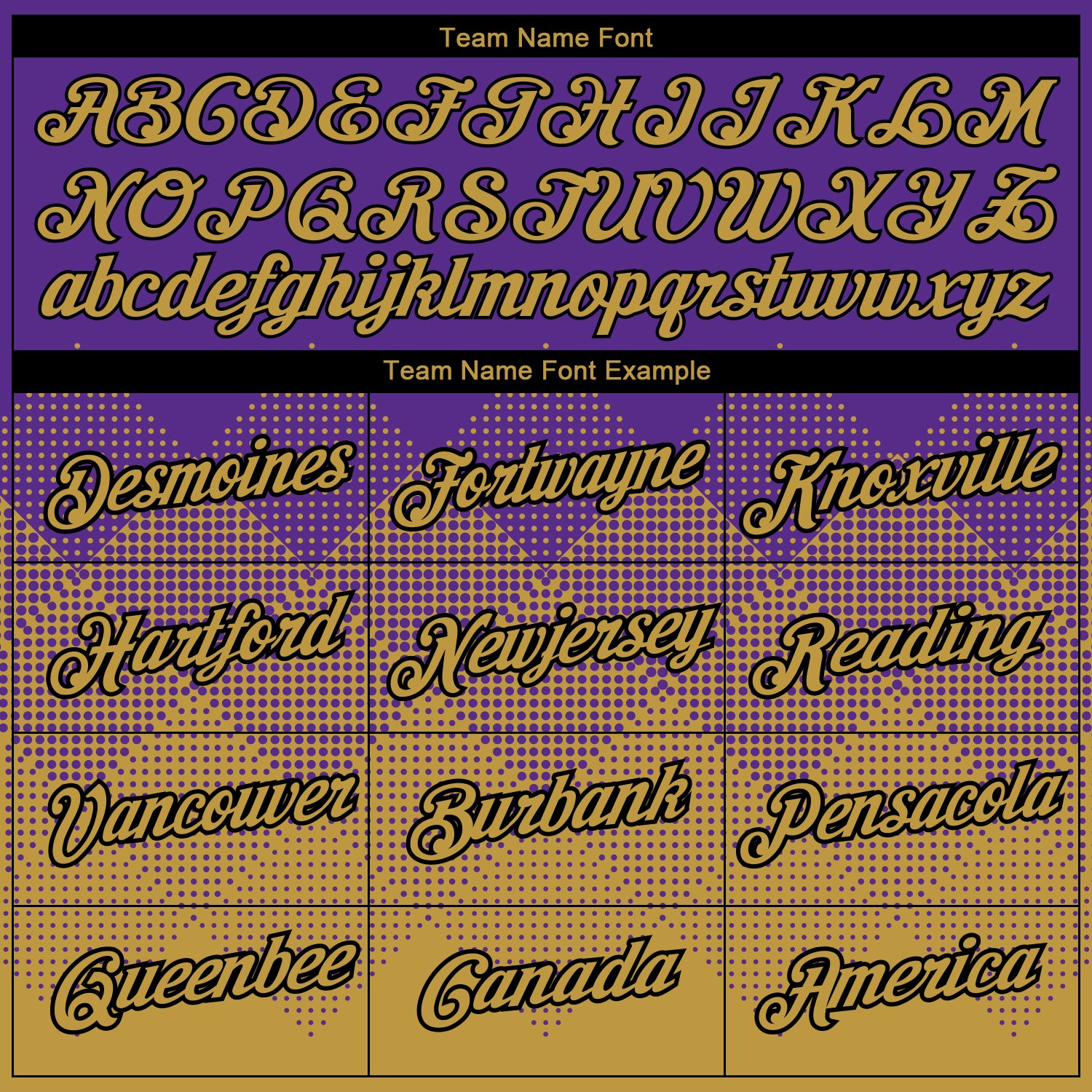 Custom Purple Old Gold-Black 3D Pattern Design Gradient Square Shapes Performance T-Shirt