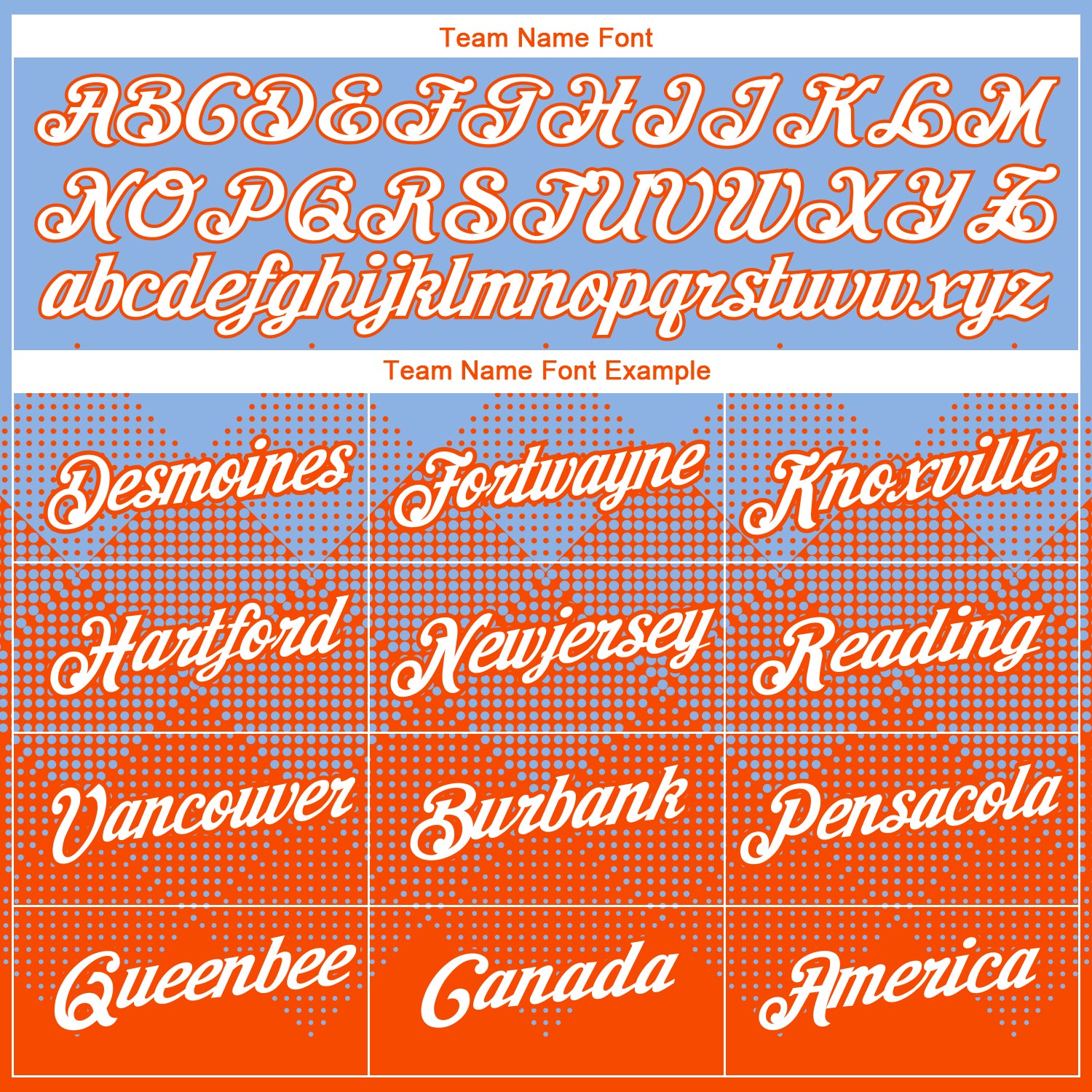 Custom Light Blue White-Orange 3D Pattern Design Gradient Square Shapes Performance T-Shirt