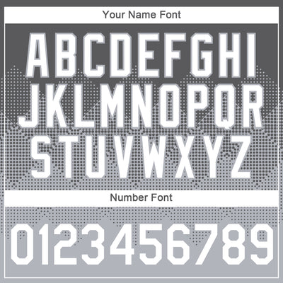 Custom Steel Gray White-Gray 3D Pattern Design Gradient Square Shapes Performance T-Shirt