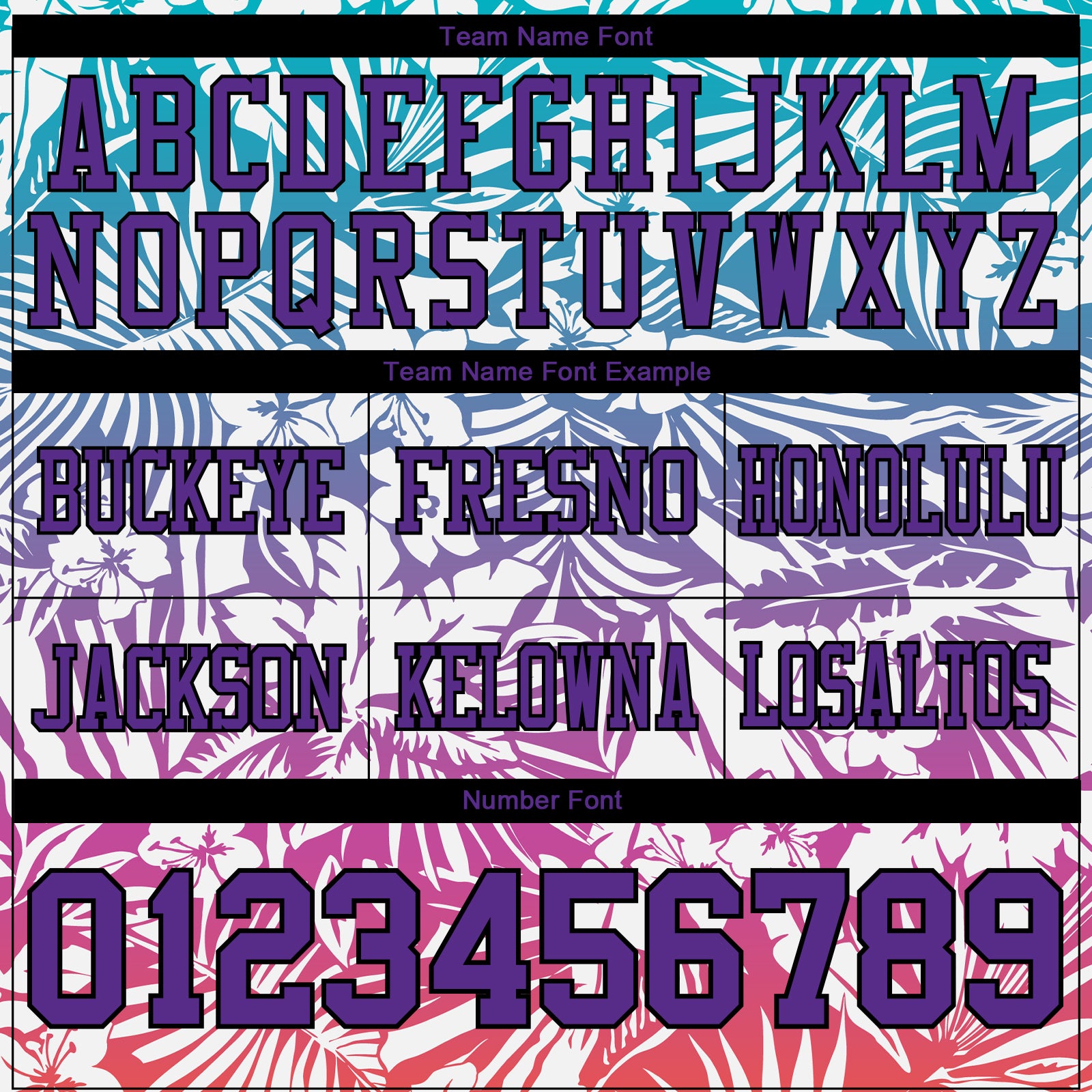 Custom White Purple-Black 3D Pattern Tropical Hawaii Jungle Leaves Authentic Football Jersey