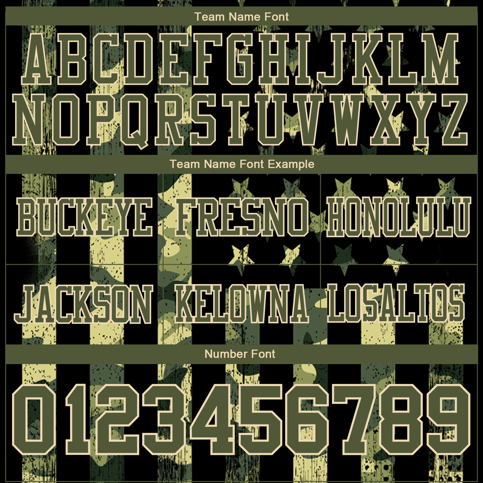 Custom Black Olive-Cream 3D Pattern American Flag Authentic Football Jersey