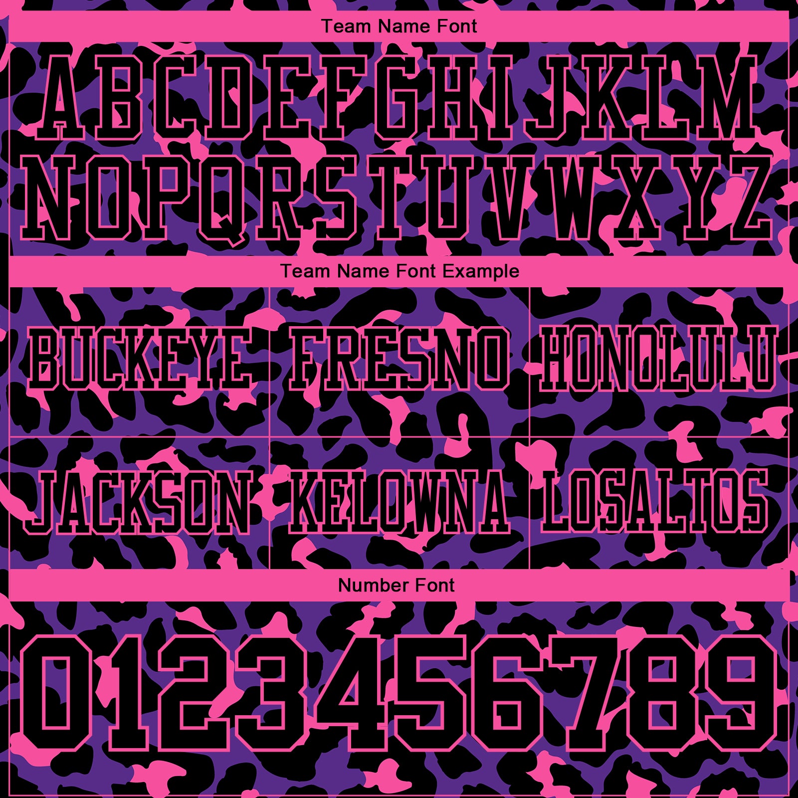 Custom Purple Black-Pink 3D Pattern Leopard Print Authentic Football Jersey