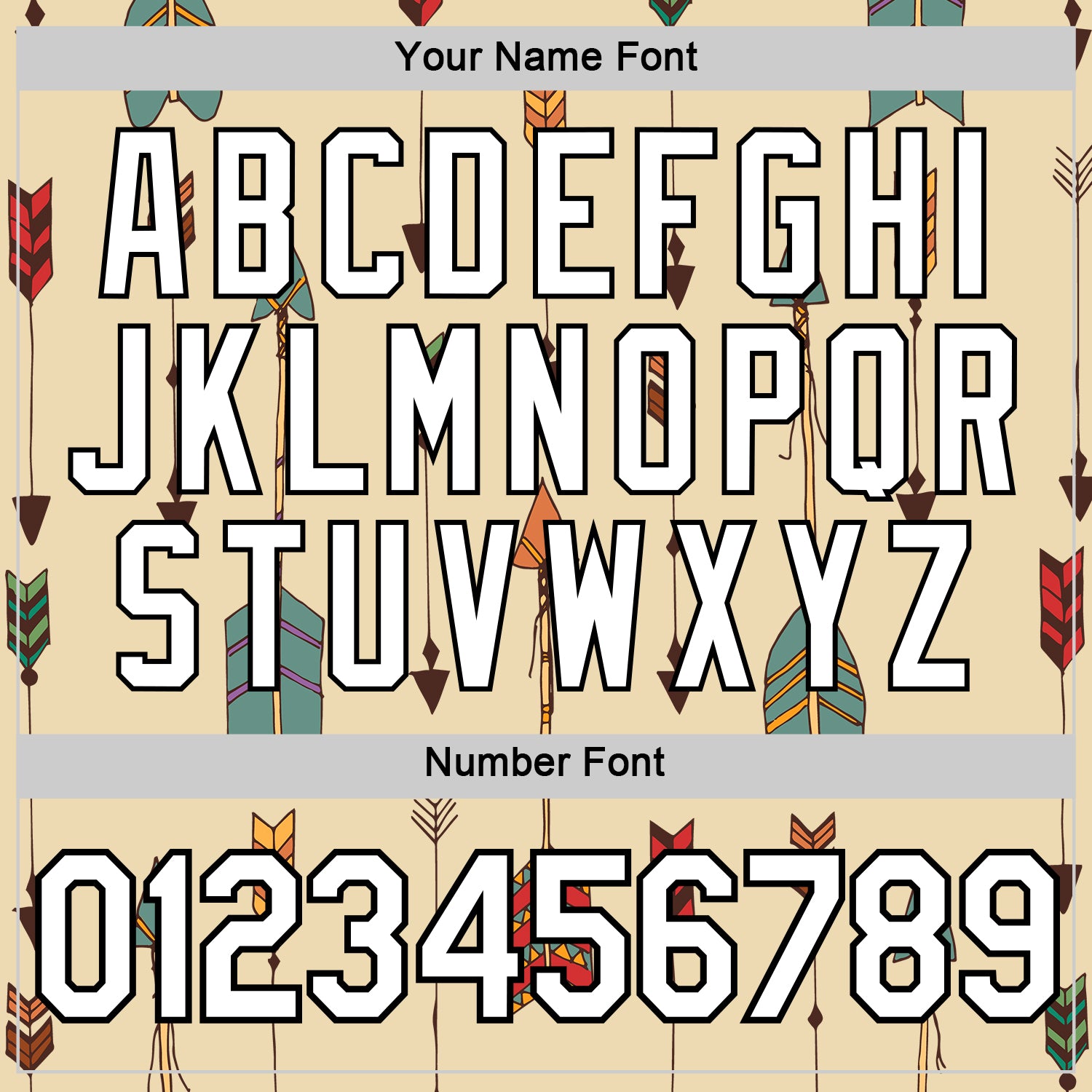 Custom Cream White-Black 3D Pattern Design Arrow Archery Bow Target Performance T-Shirt