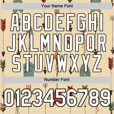 Custom Cream White-Black 3D Pattern Design Arrow Archery Bow Target Performance T-Shirt