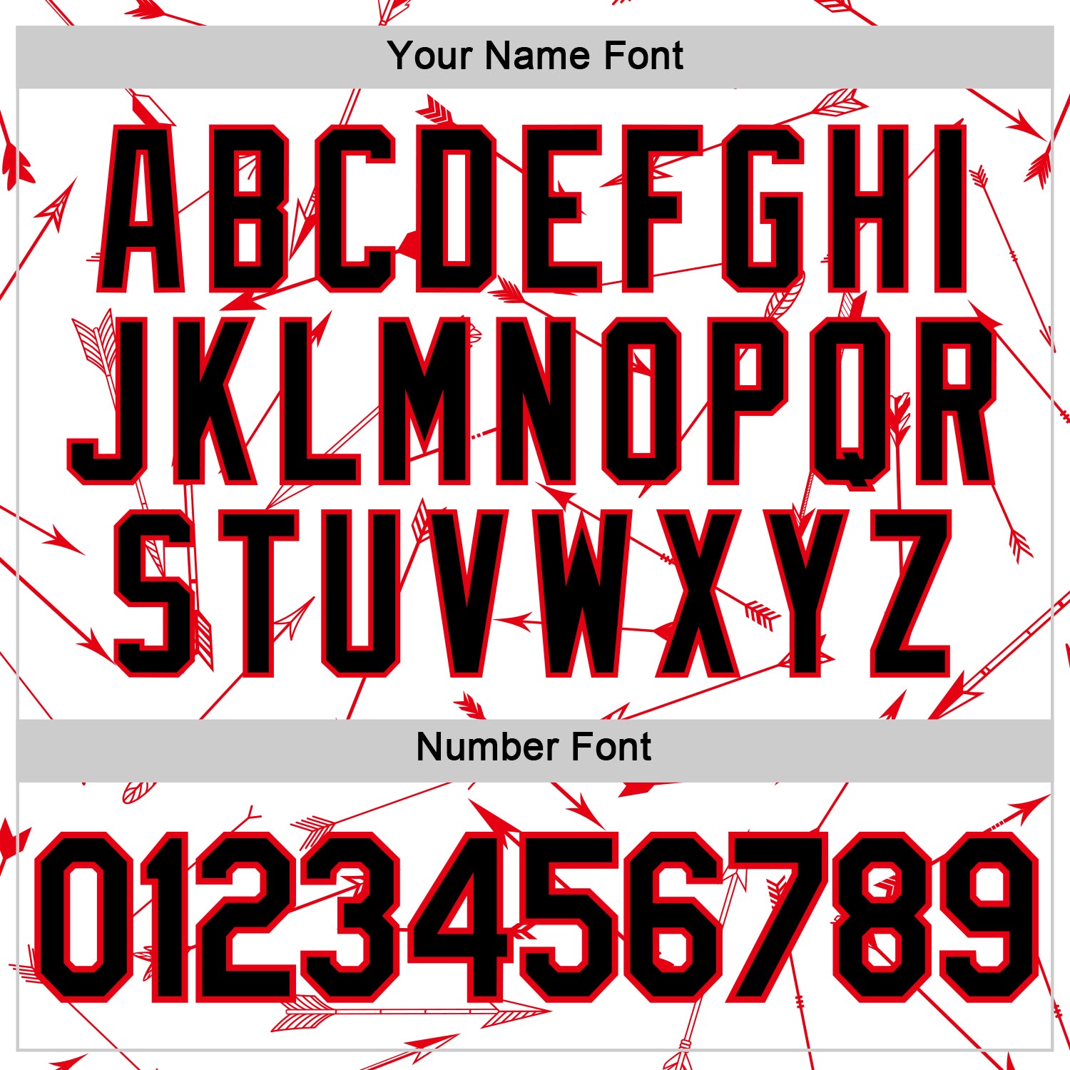 Custom White Black-Fire Red 3D Pattern Design Arrow Archery Bow Target Performance T-Shirt