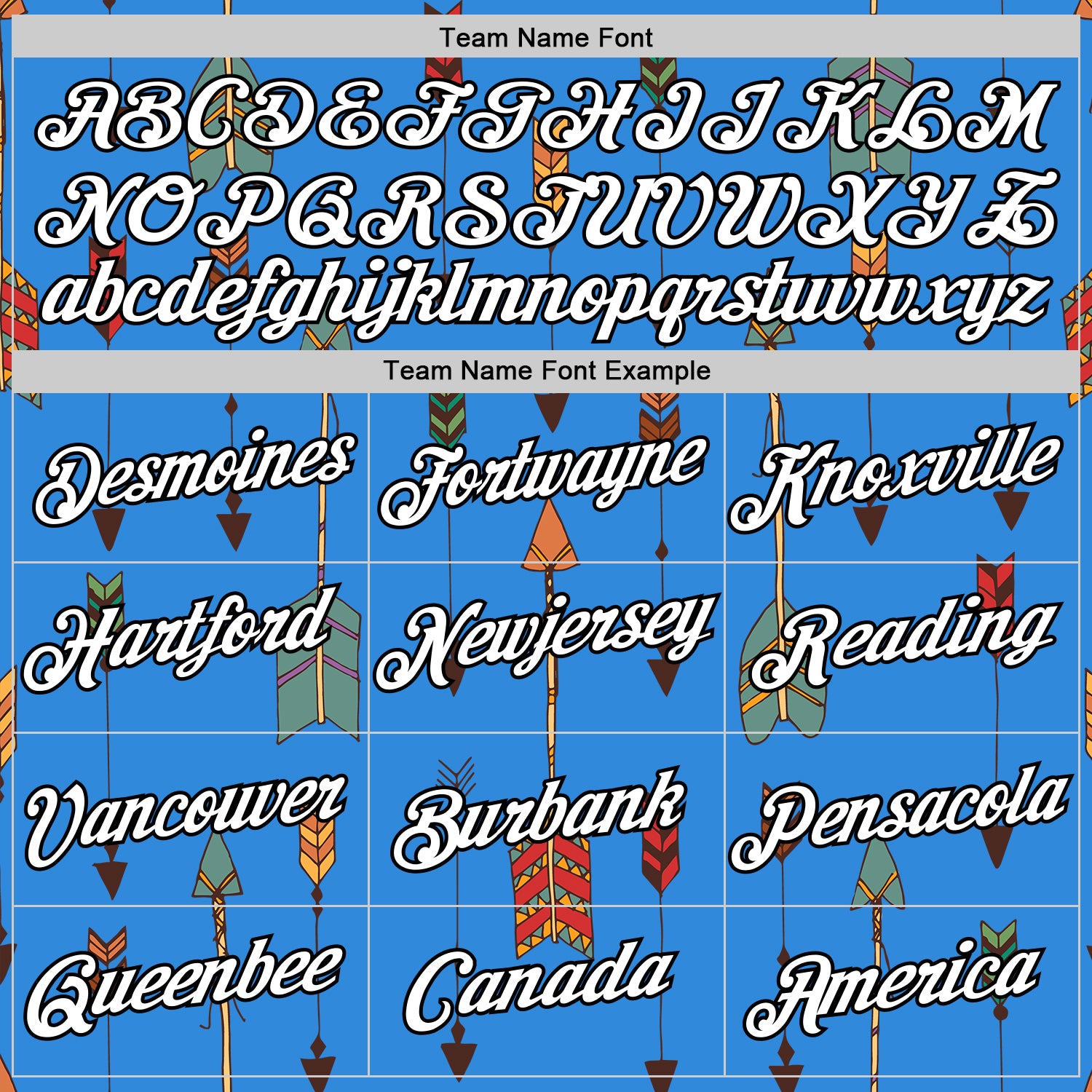 Custom Powder Blue White-Black 3D Pattern Design Arrow Archery Bow Target Performance T-Shirt