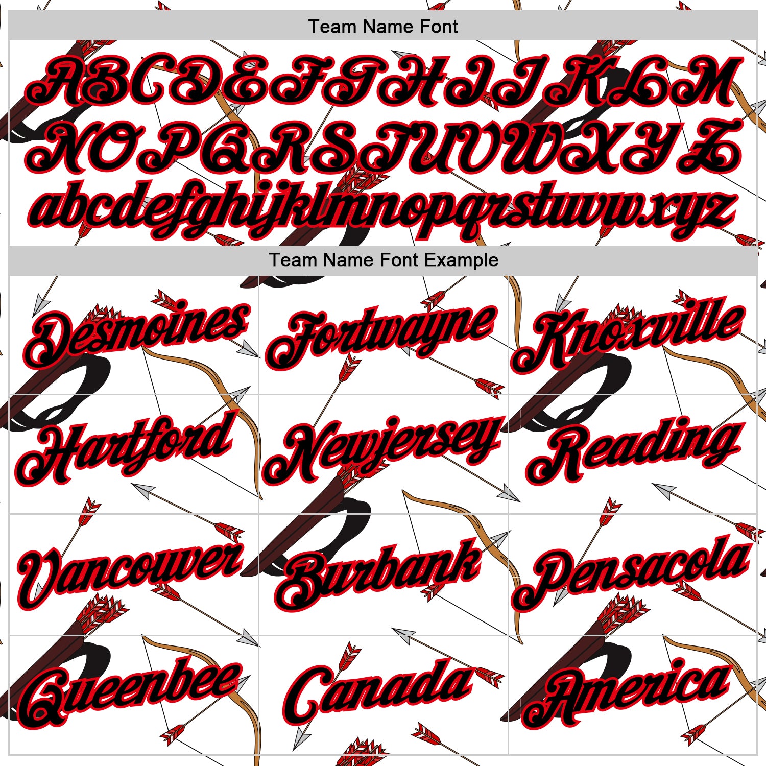 Custom White Black-Fire Red 3D Pattern Design Arrow Archery Bow Target Performance T-Shirt