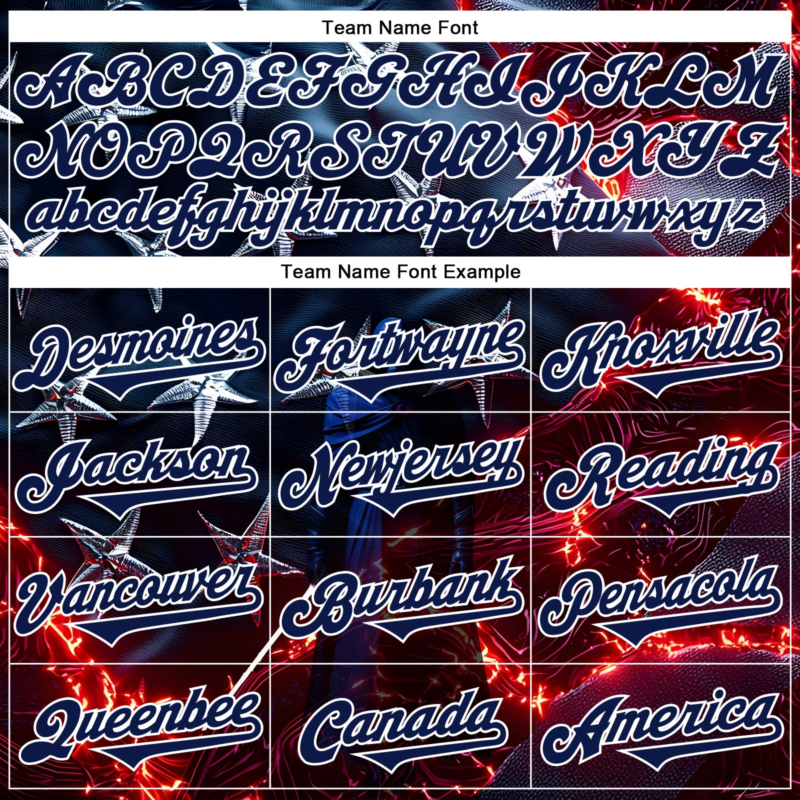 Custom Blue Navy-White 3D Pattern Design Outer Space Light Swords American Flag Authentic Baseball Jersey