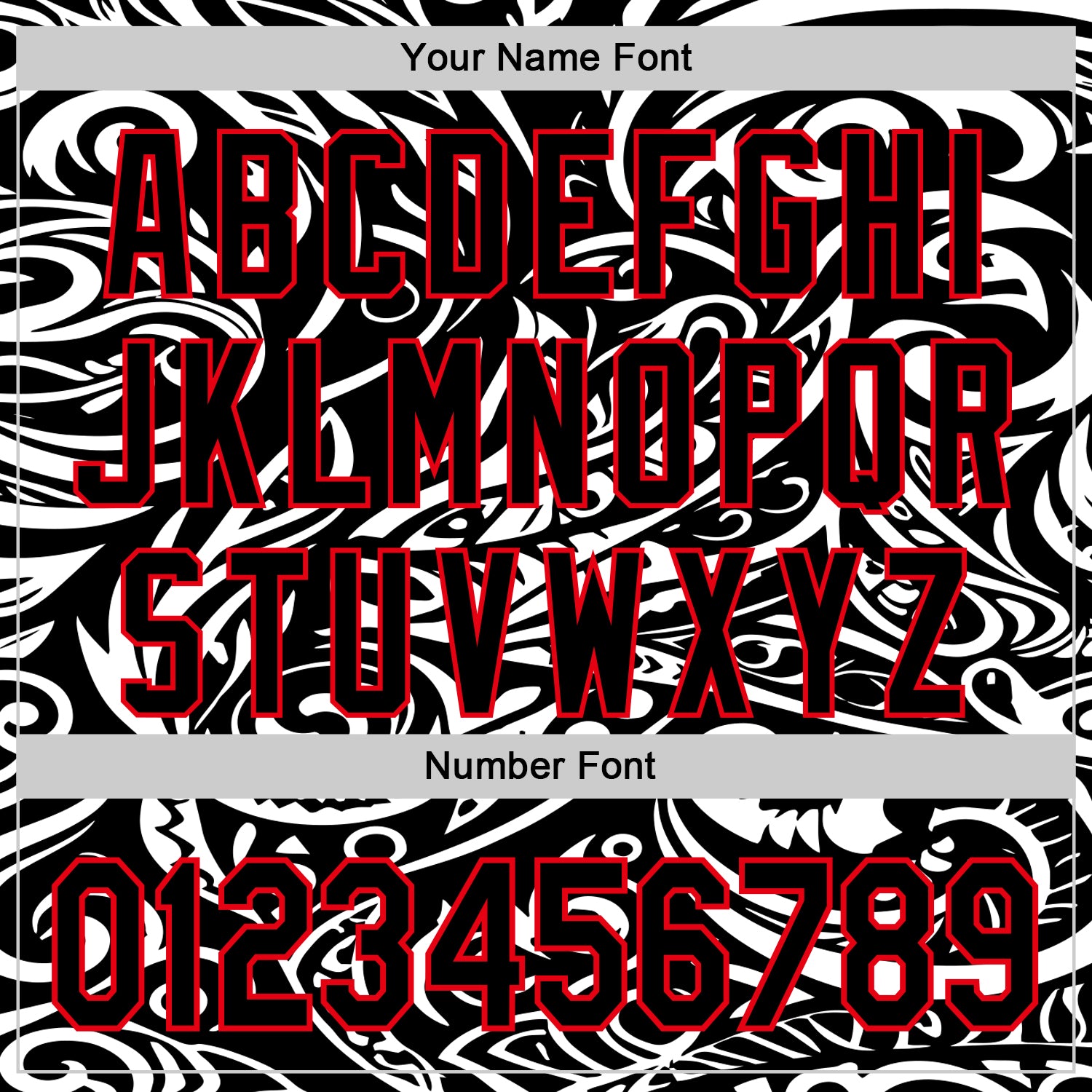 Custom Black White-Fire Red 3D Polynesian Style Islander Authentic Baseball Jersey