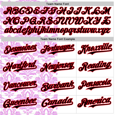 Custom White Black Purple-Fire Red 3D Polynesian Style Islander Authentic Baseball Jersey