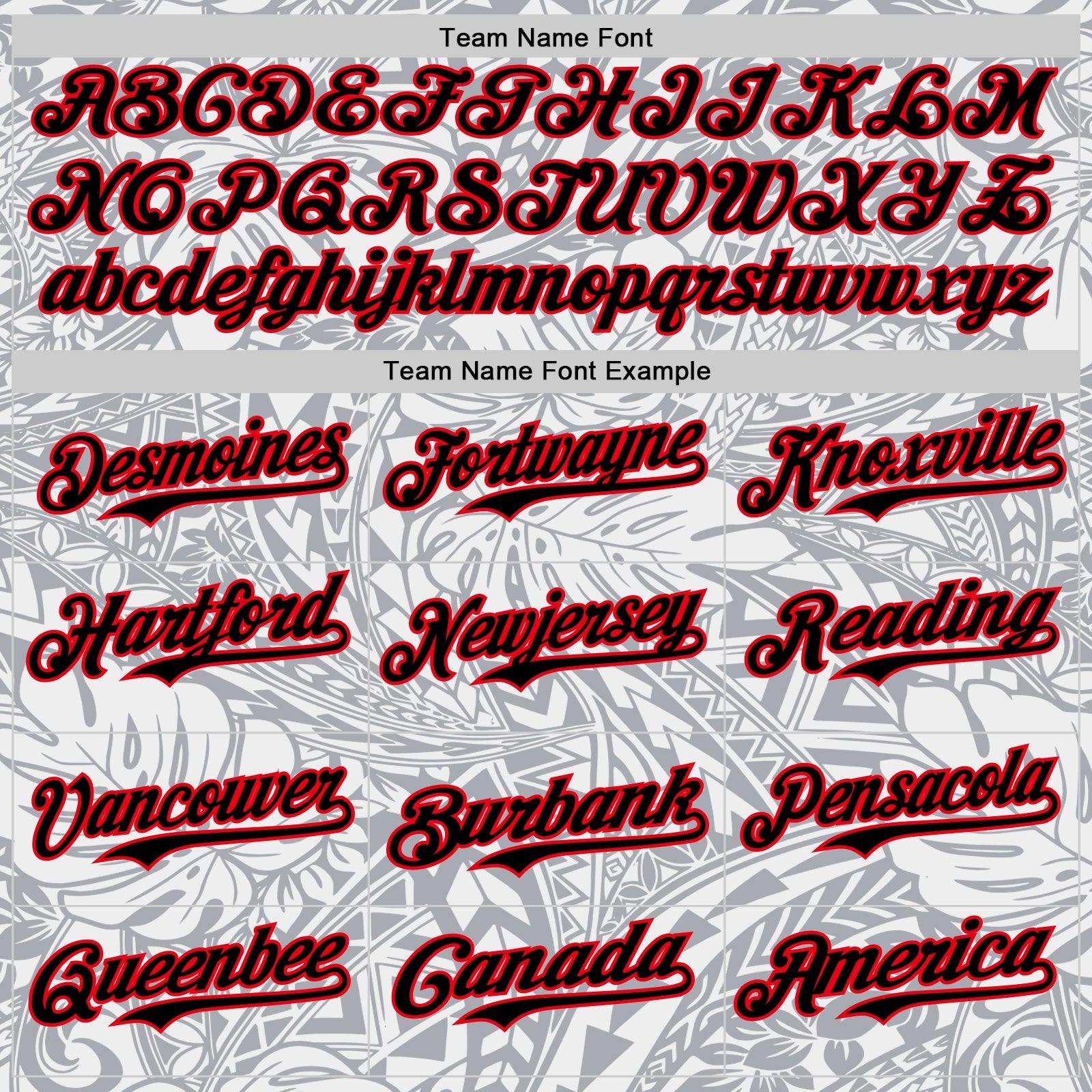 Custom Gray Black White-Fire Red 3D Polynesian Style Palm Leaves Islander Authentic Baseball Jersey