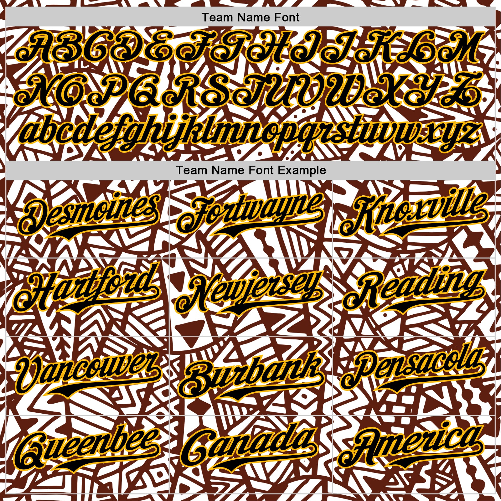 Custom White Black Brown-Gold 3D Polynesian Style Islander Authentic Baseball Jersey