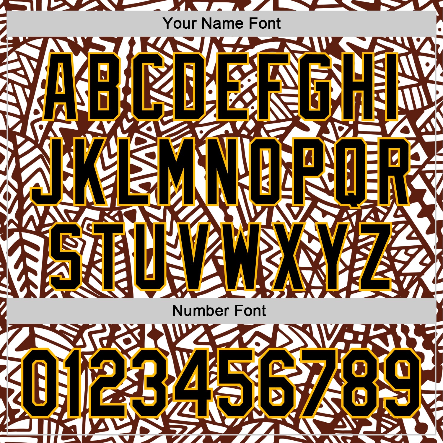 Custom White Black Brown-Gold 3D Polynesian Style Islander Authentic Baseball Jersey