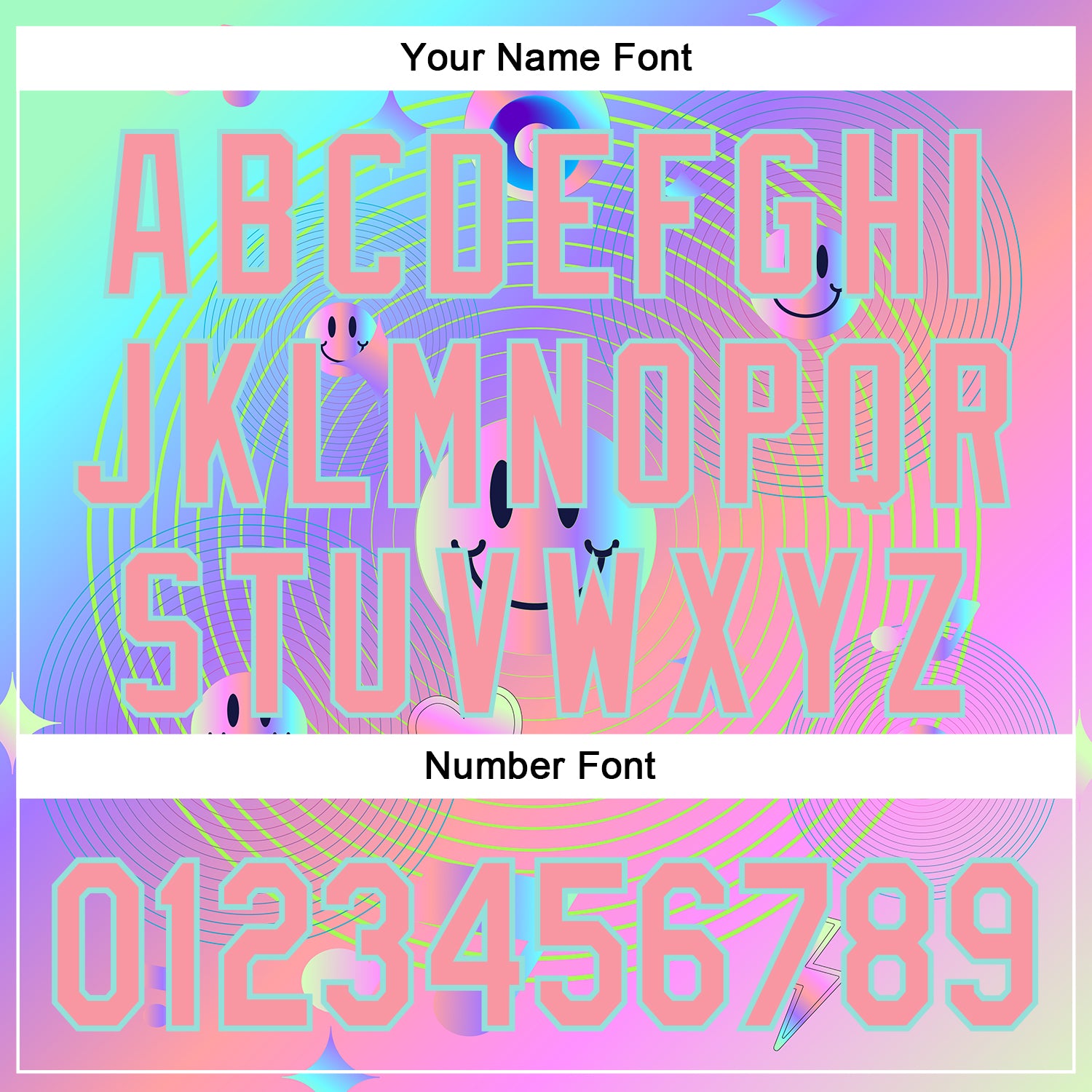 Custom Purple Medium Pink-Ice Blue 3D Pattern Design Trippy Smiley Face Acid Authentic Baseball Jersey