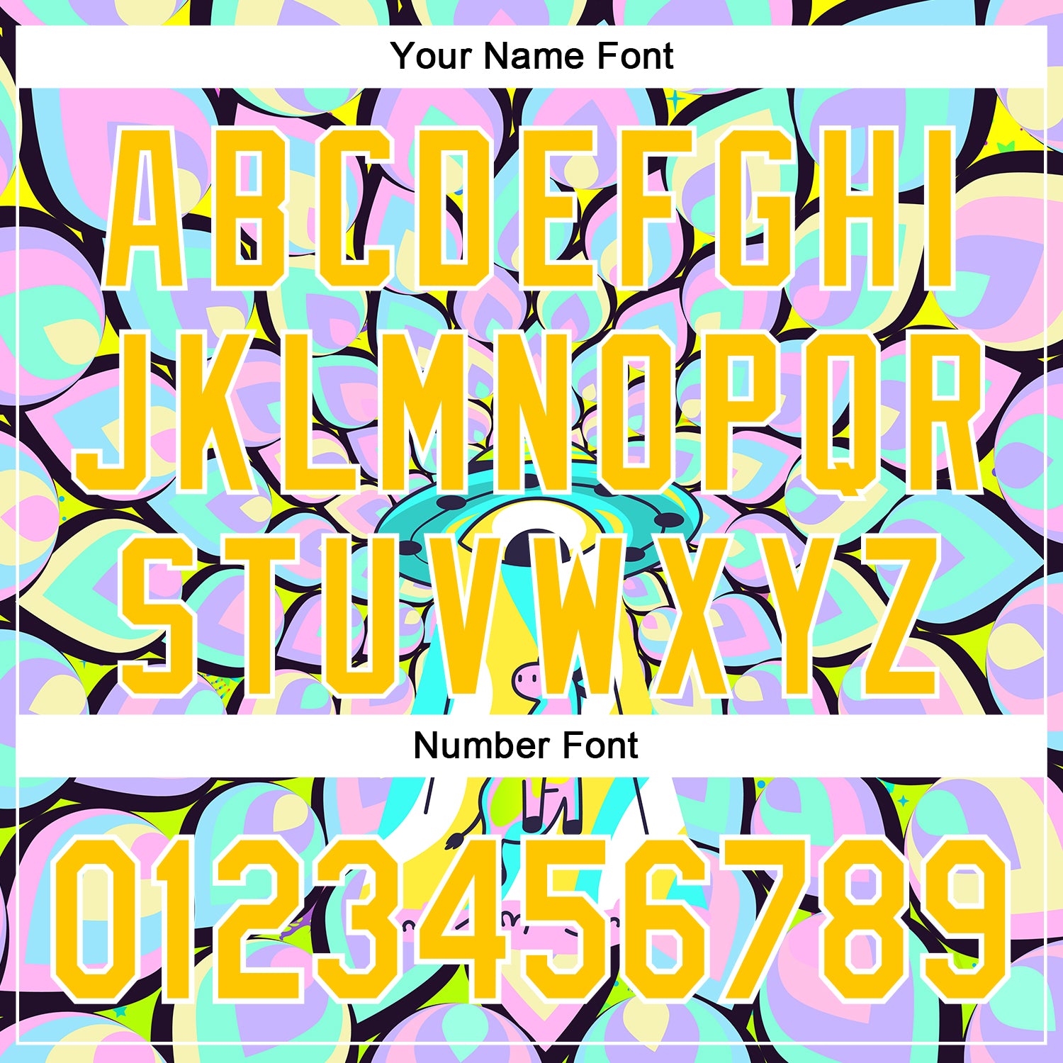 Custom Purple Yellow-White 3D Pattern Design Trippy Magic Mushrooms Alien Authentic Baseball Jersey