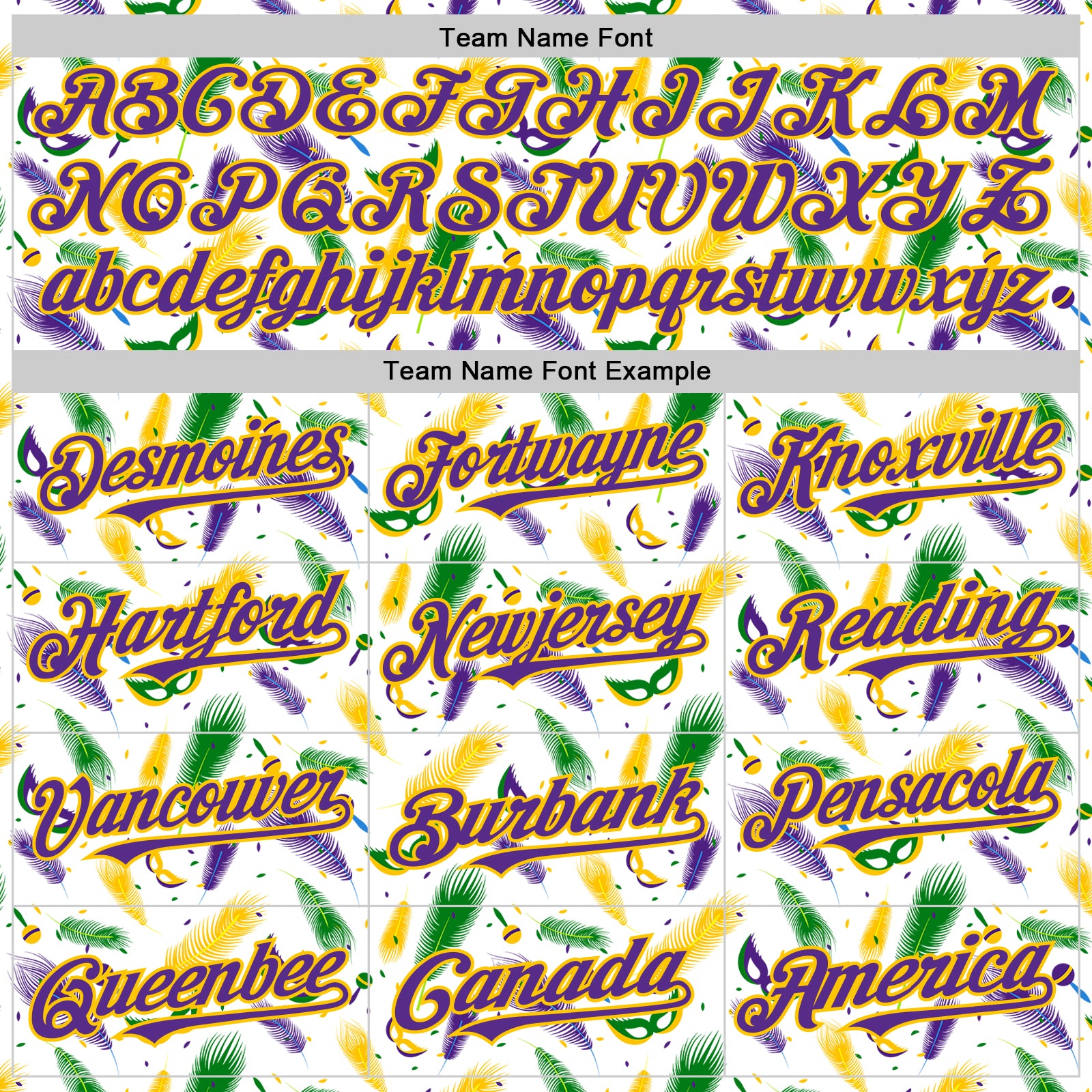 Custom White Purple-Yellow 3D Pattern Design Mardi Gras Shrove Tuesday Authentic Baseball Jersey