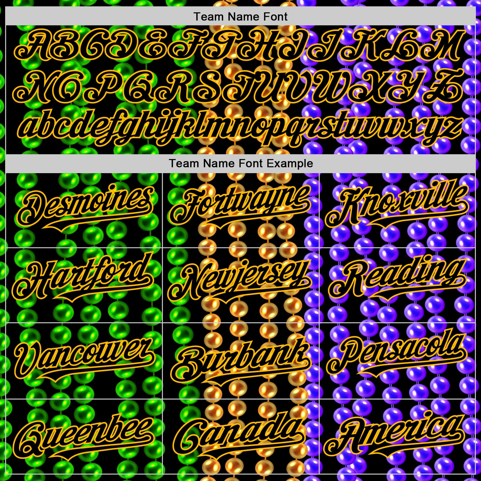 Custom Black Gold 3D Pattern Design Mardi Gras Shrove Tuesday Authentic Baseball Jersey