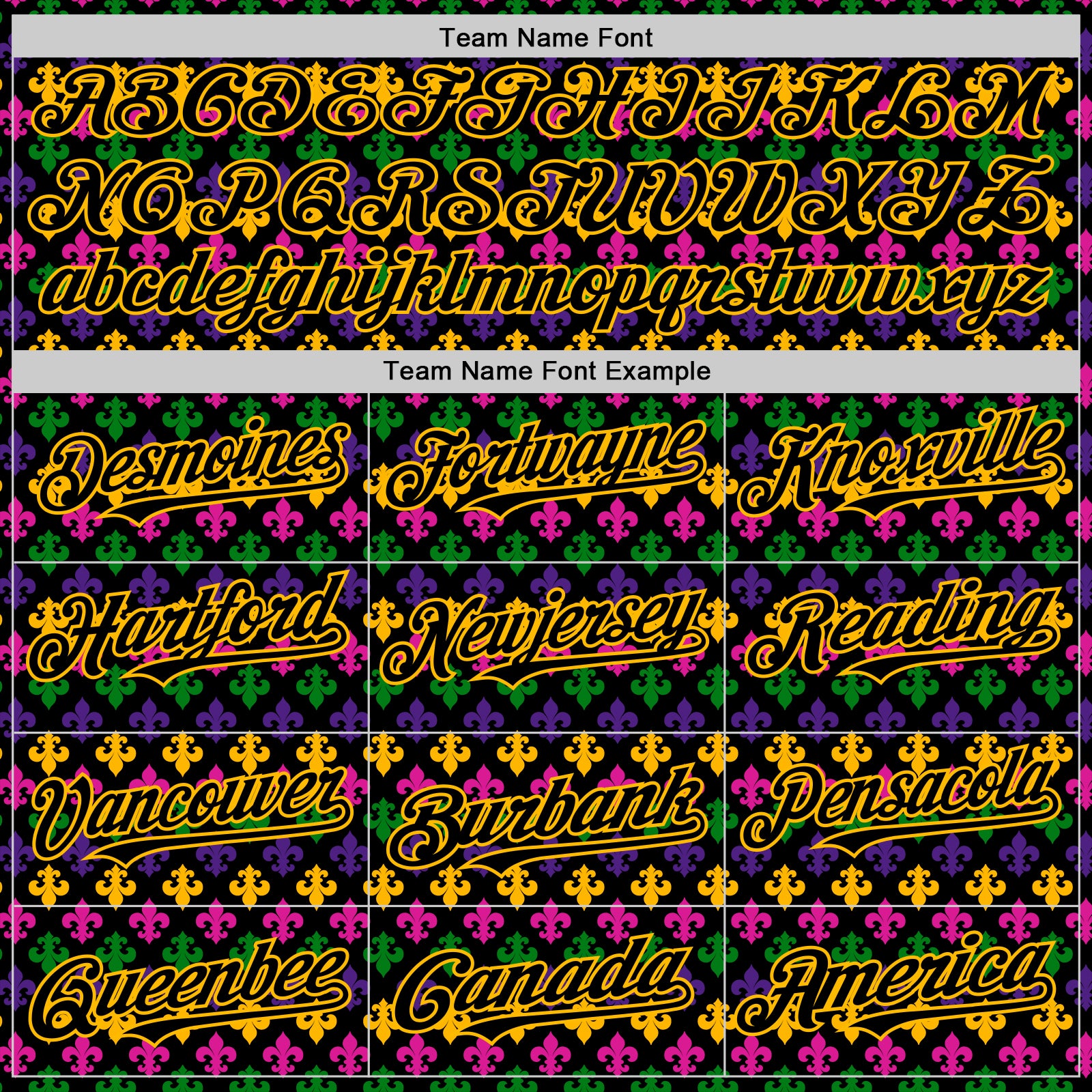 Custom Black Gold 3D Pattern Design Mardi Gras Shrove Tuesday Authentic Baseball Jersey