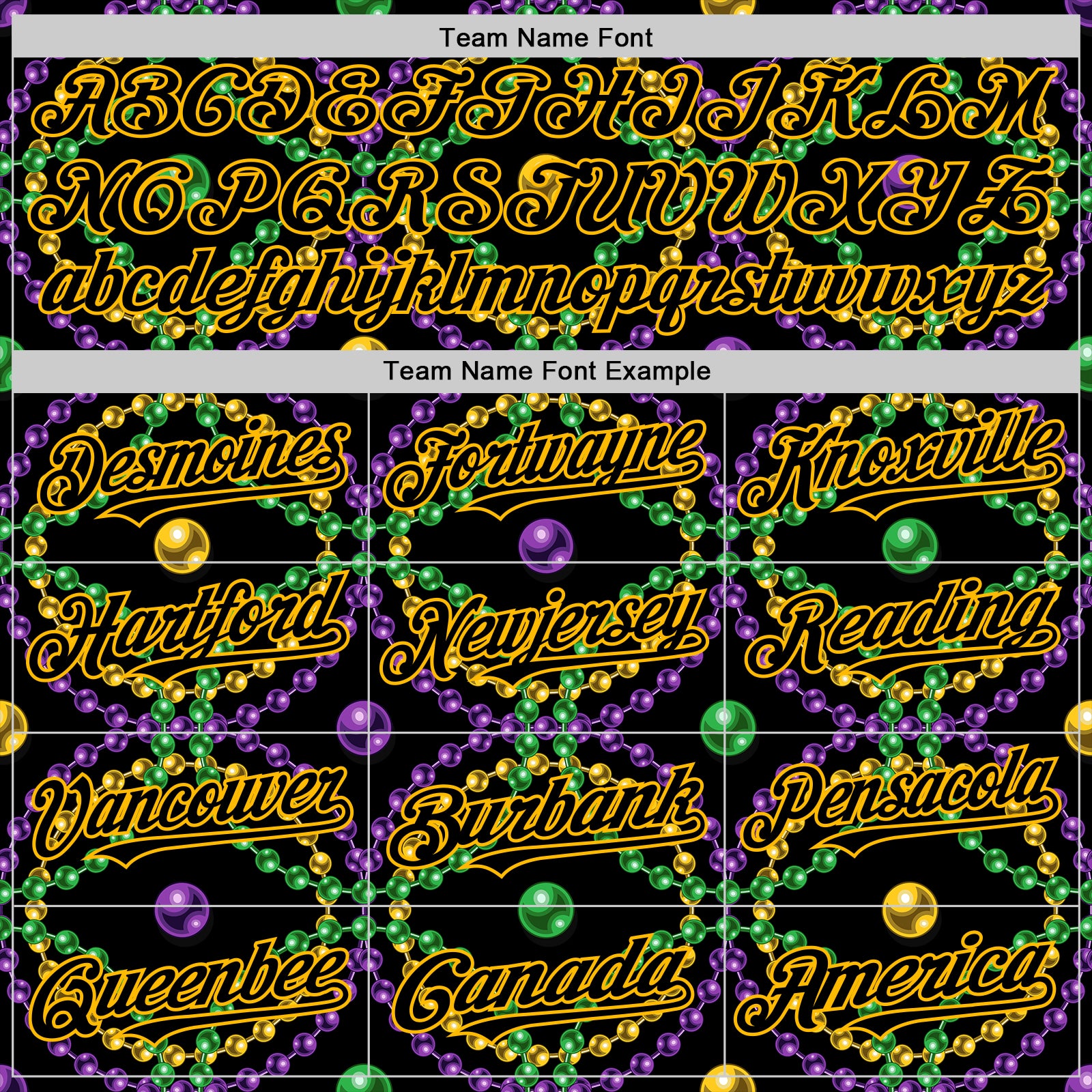 Custom Black Gold 3D Pattern Design Mardi Gras Shrove Tuesday Authentic Baseball Jersey