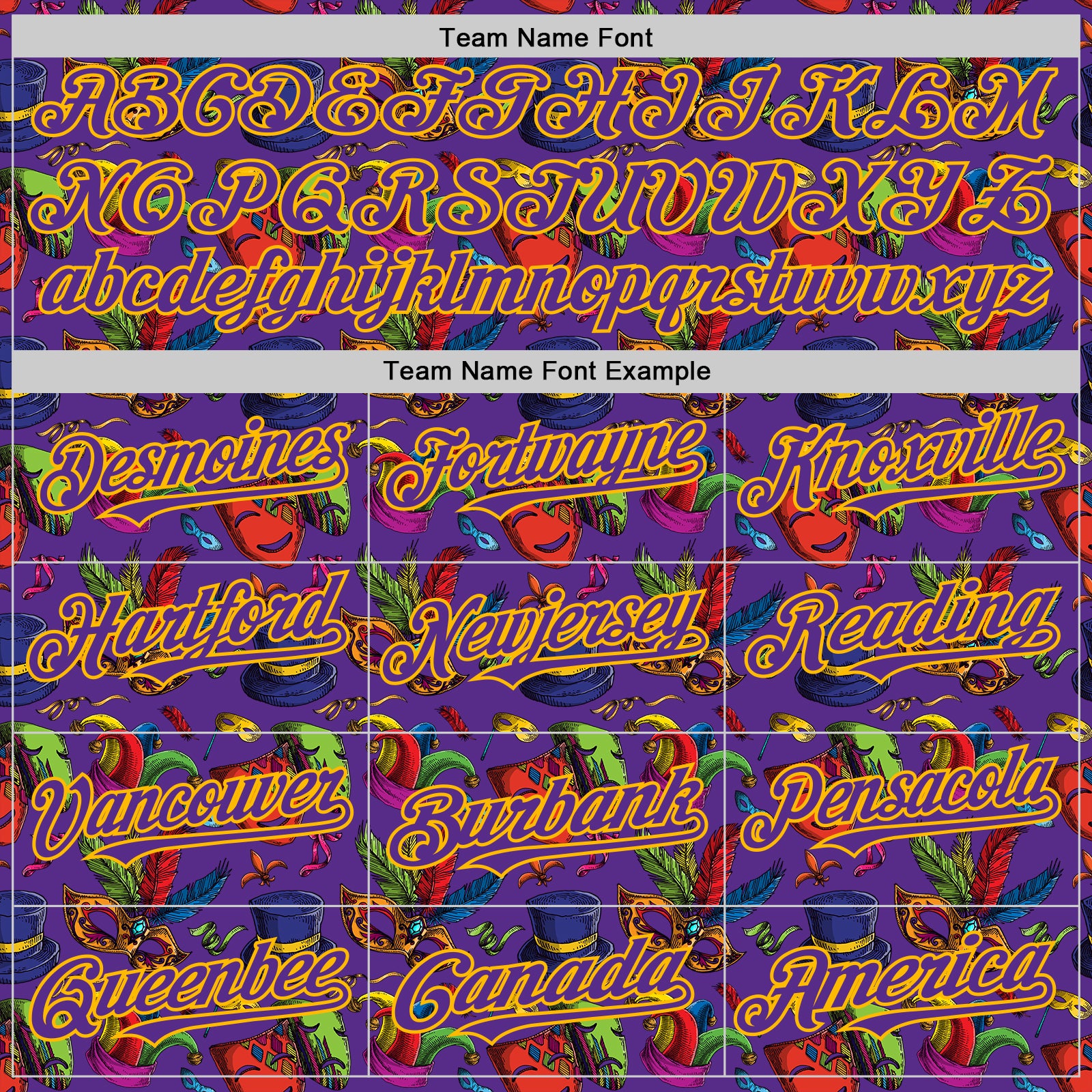 Custom Purple Gold 3D Pattern Design Mardi Gras Shrove Tuesday Authentic Baseball Jersey