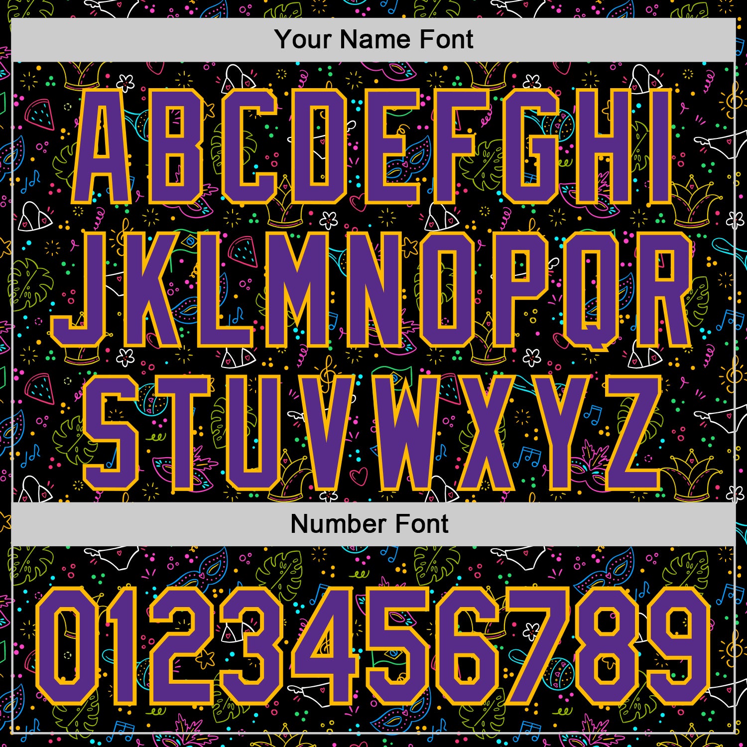 Custom Black Purple-Gold 3D Pattern Design Mardi Gras Shrove Tuesday Authentic Baseball Jersey