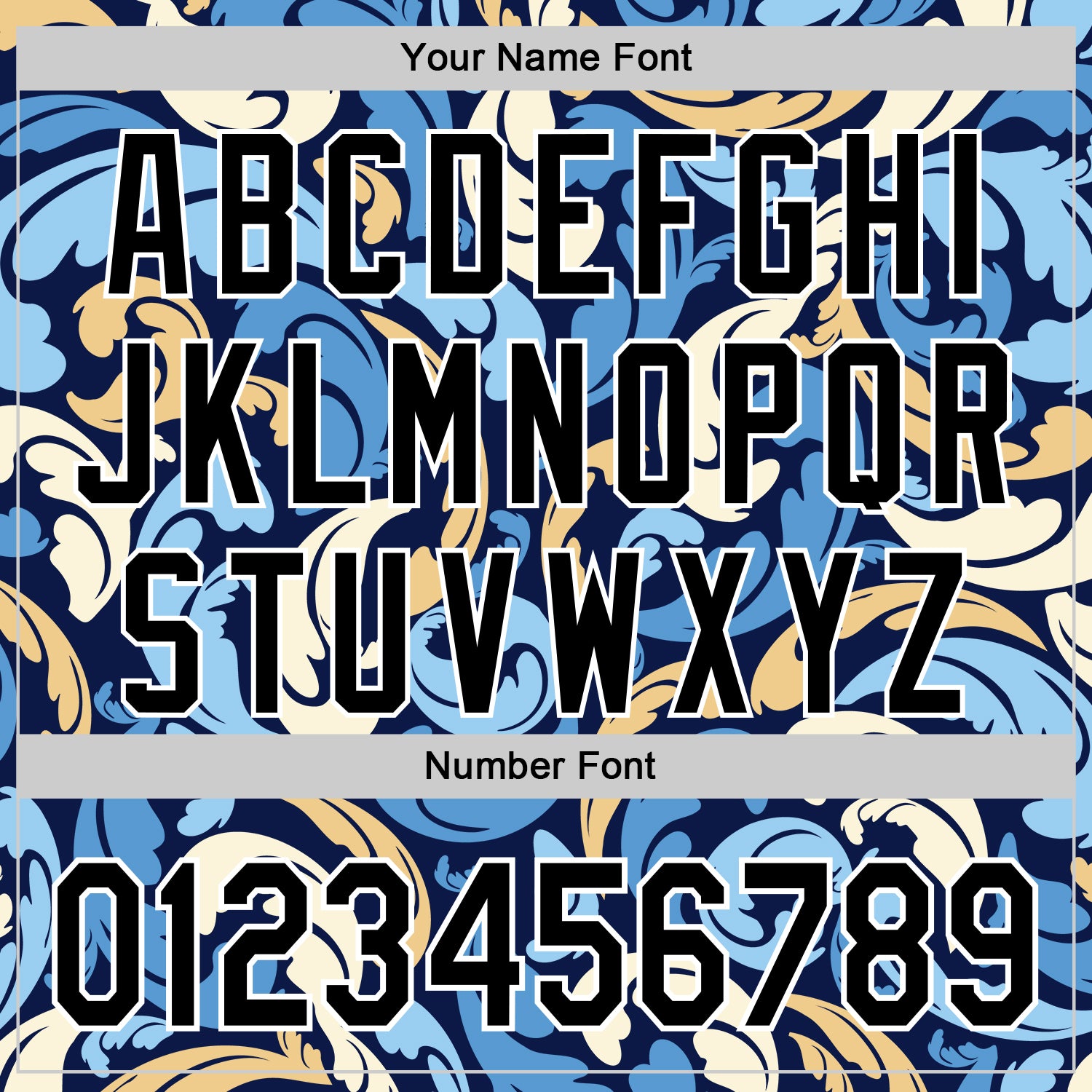 Custom Navy Black-White 3D Pattern Design Burner Costumes Floral Grunge Authentic Baseball Jersey