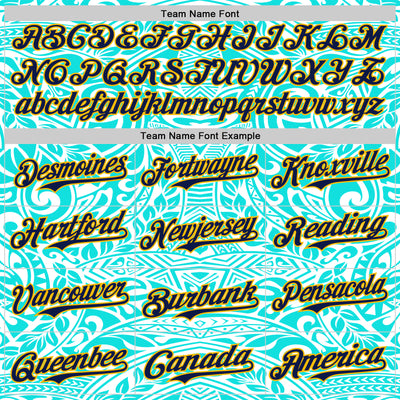 Custom Ice Blue Navy-Gold 3D Pattern Design Burner Costumes Tribal Tattoo Authentic Baseball Jersey