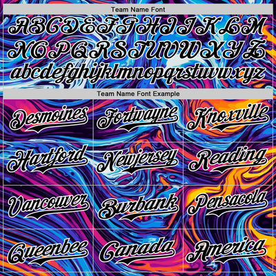 Custom Black White 3D Pattern Design Burner Costumes Lava Authentic Baseball Jersey