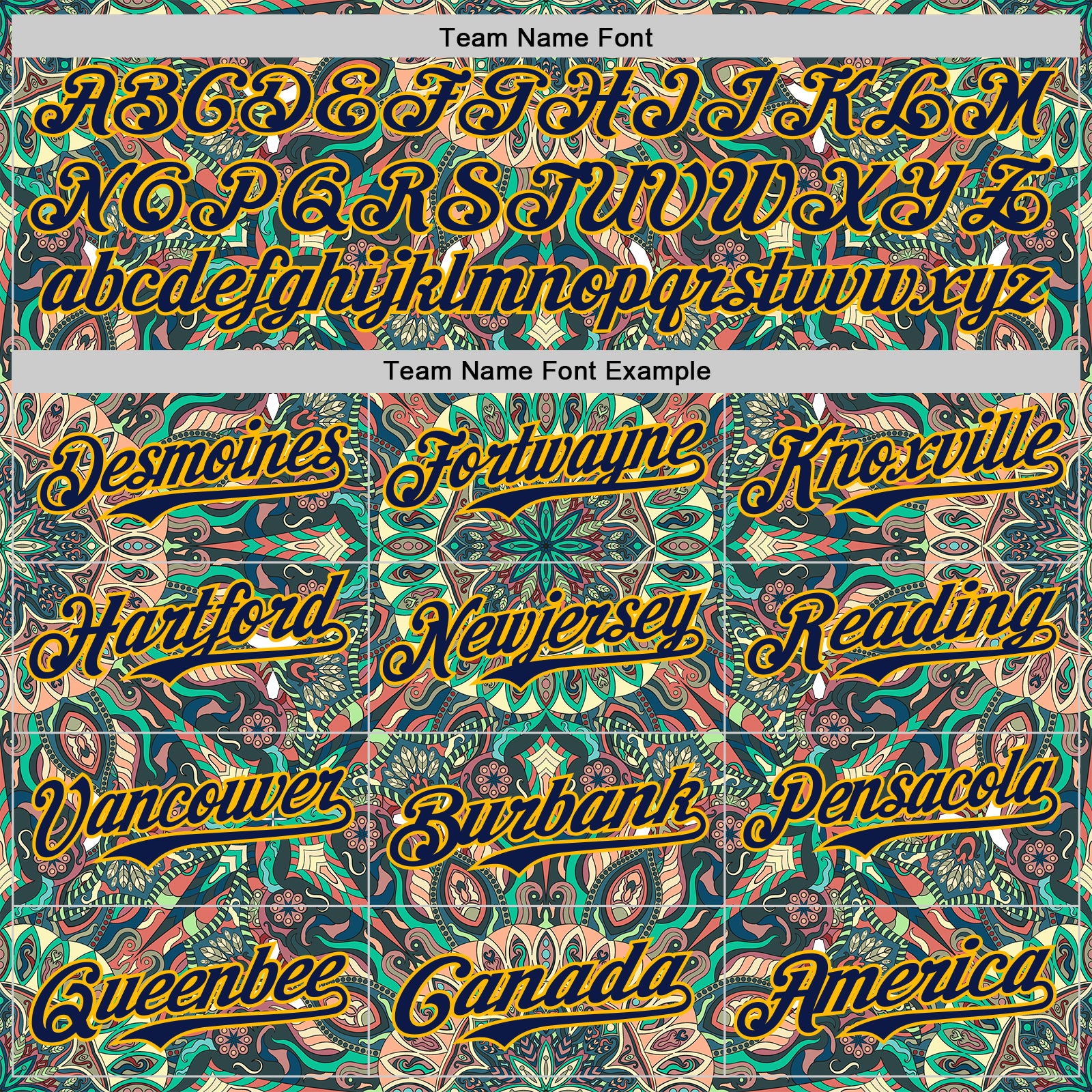 Custom Green Navy-Gold 3D Pattern Design Burner Costumes Psychedelic Authentic Baseball Jersey