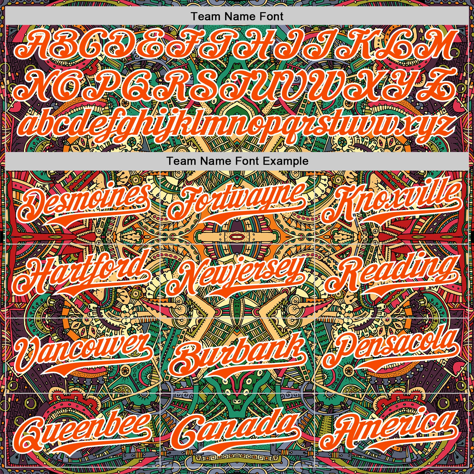 Custom Green Orange-White 3D Pattern Design Burner Costumes Exotic Authentic Baseball Jersey