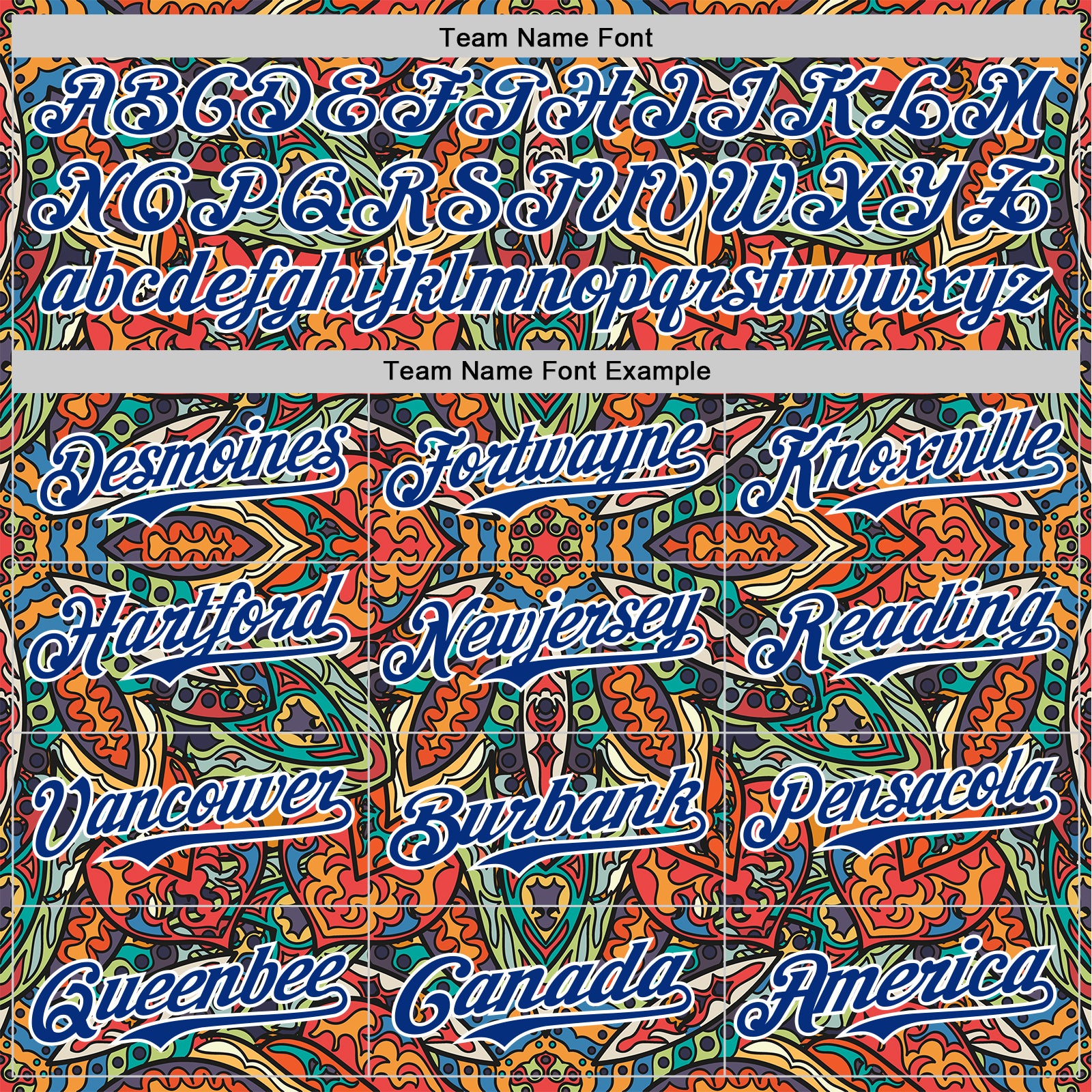 Custom Orange Royal-White 3D Pattern Design Burner Costumes Exotic Authentic Baseball Jersey